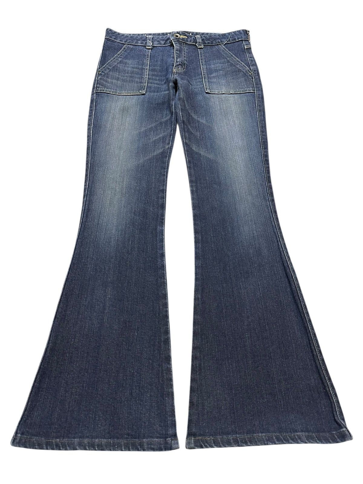 Hysteric Glamour Vintage Japanese Brand Faded Wash Style Flare Jeans Size US 30 / EU 46 - 1 Thumbnail