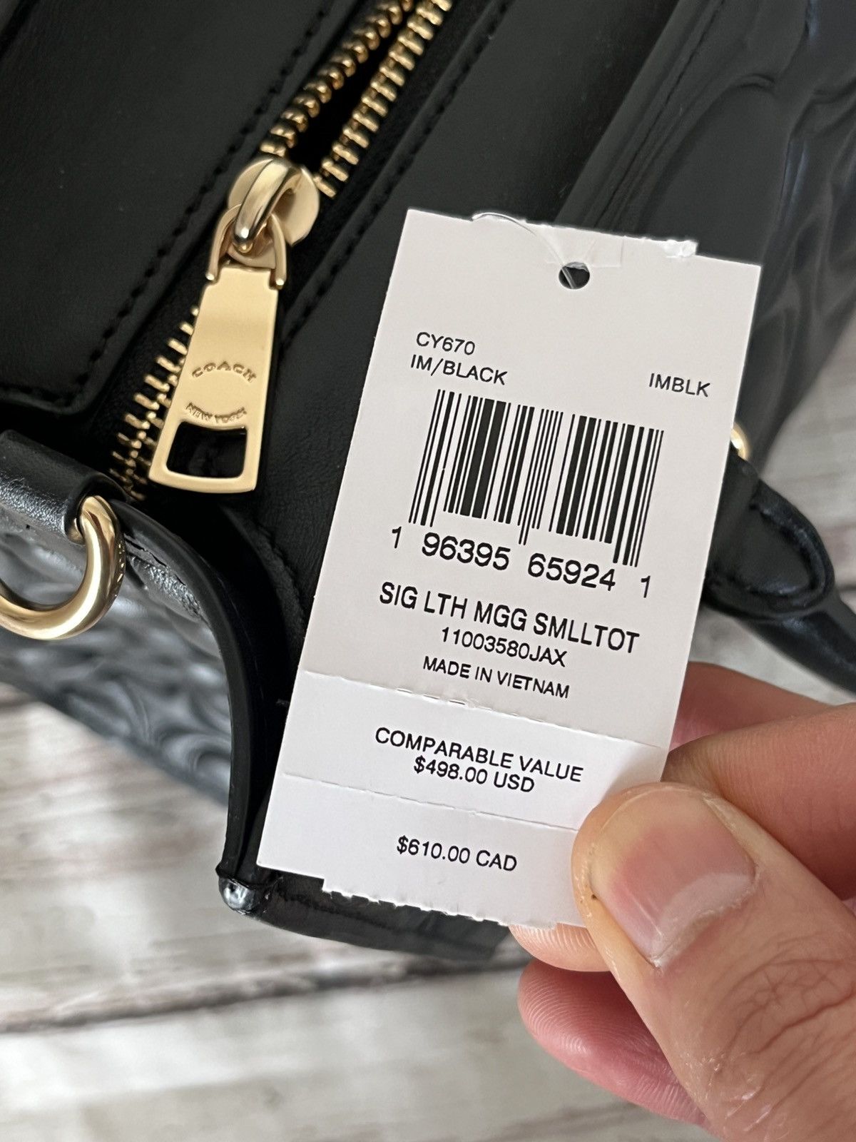 Coach Coach Maggie Small Tote Bag In Signature Leather Size ONE SIZE - 3 Thumbnail