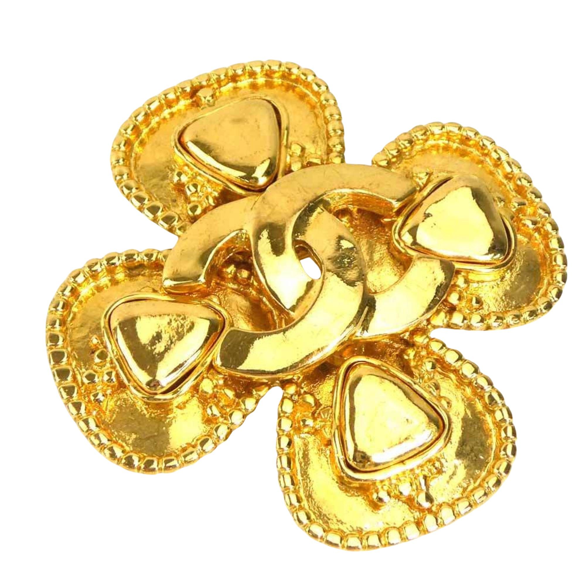 Chanel Chanel Coco Mark brooch Size ONE SIZE - 1 Thumbnail