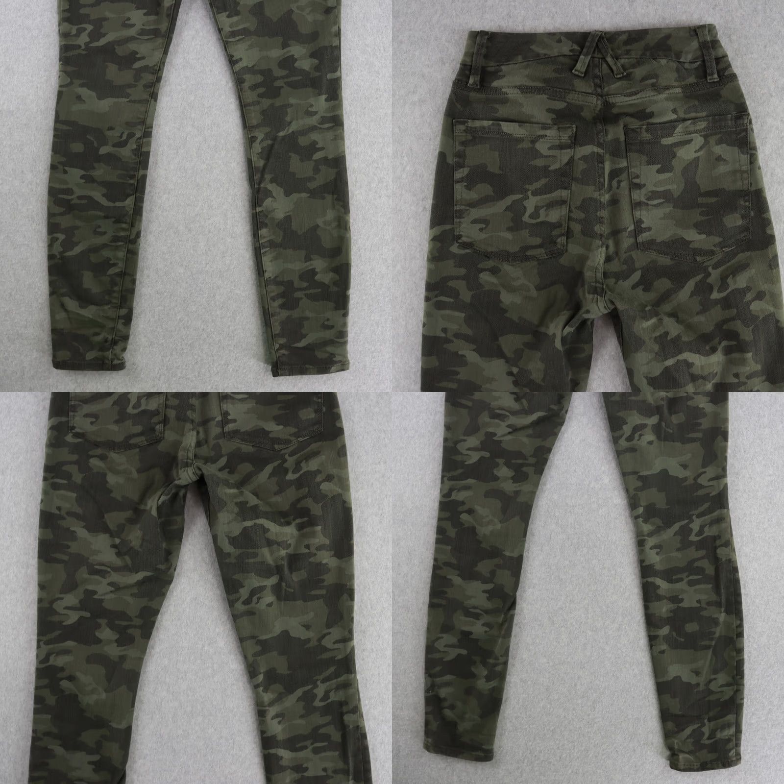 Good American Good American Jeans Skinny Green Camouflage Size 4/27 Stretch Womens Size 27" / US 4 / IT 40 - 9 Thumbnail