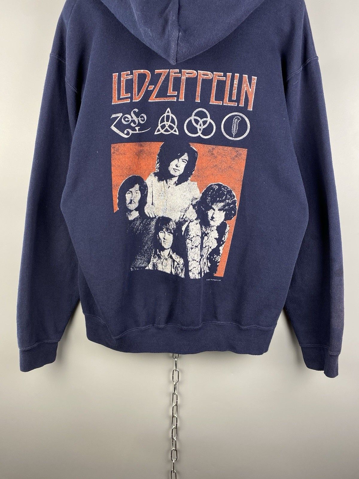 Band Tees Led Zeppelin Full Zip Printed Band Rock Hoodie Size US L / EU 52-54 / 3 - 12 Thumbnail