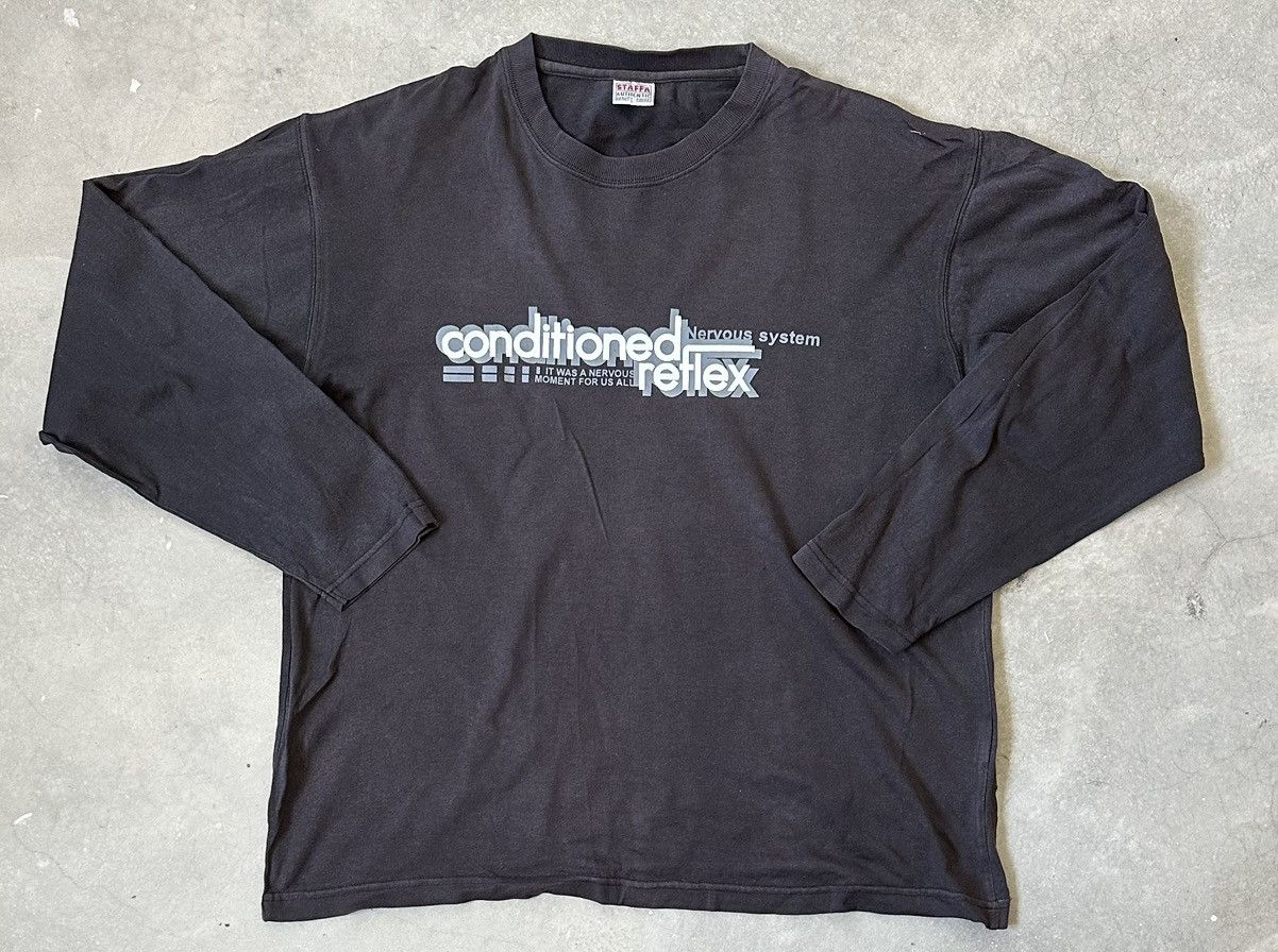 Japanese Brand STAFFA CONDITIONED REFLEX NERVOUS SYSTEM TEE Size US L / EU 52-54 / 3 - 1 Thumbnail
