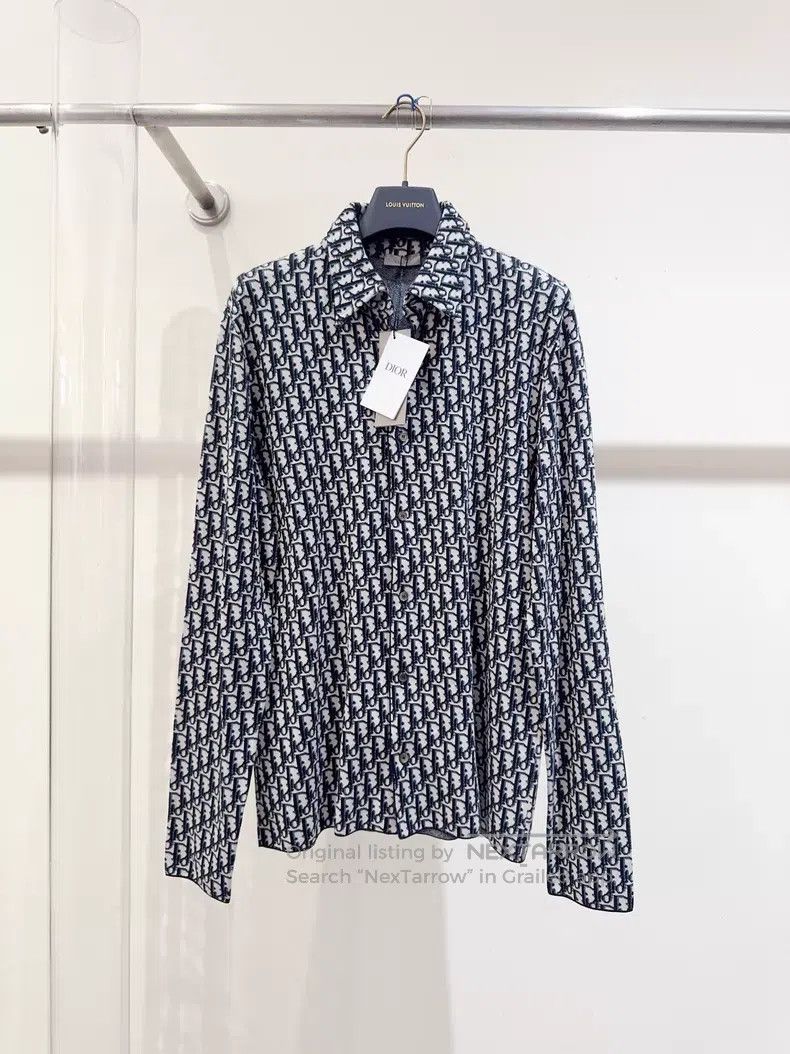 Dior Dior Full logo shirt Size US S / EU 44-46 / 1 - 1 Thumbnail