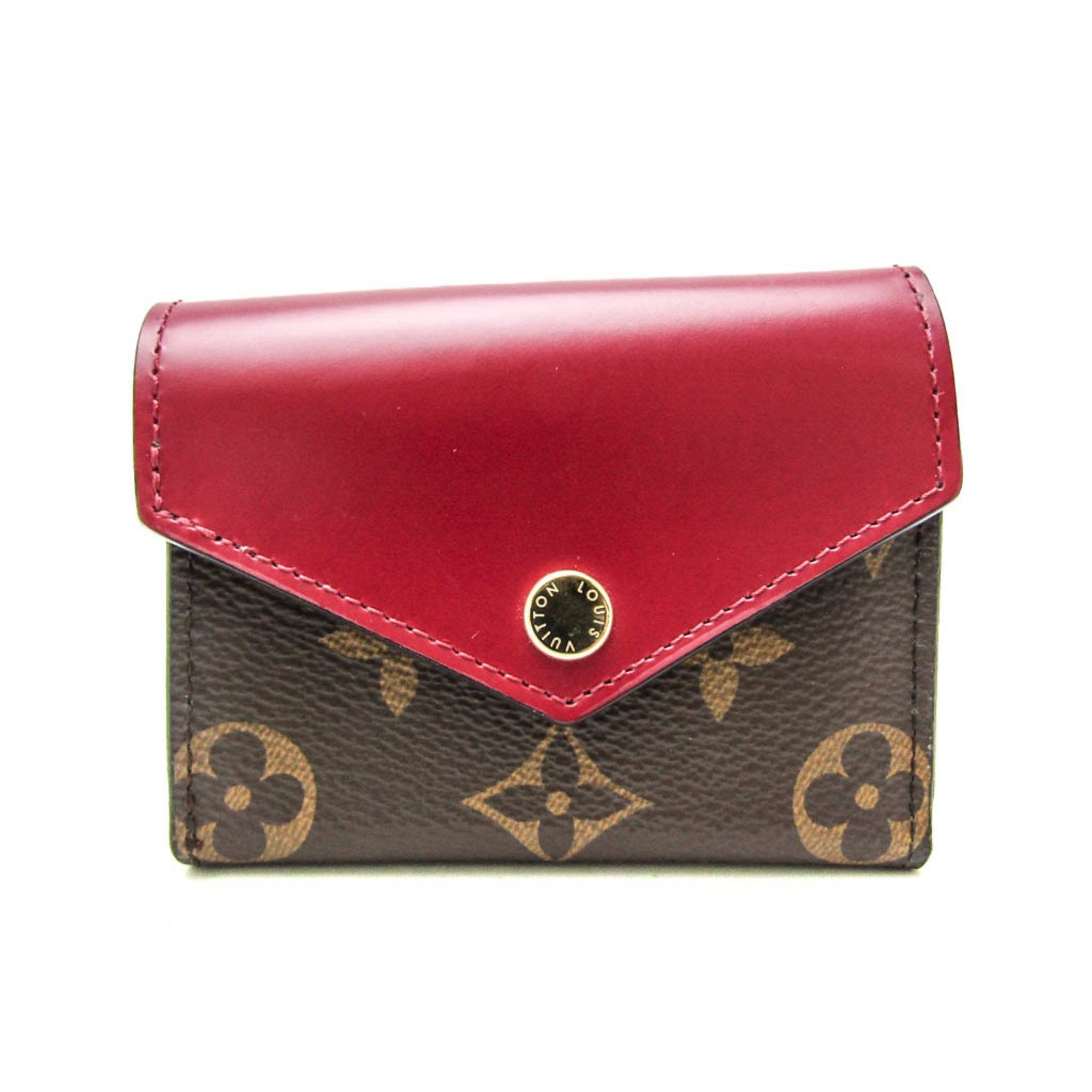 Louis Vuitton Monogram Zoe Wallet M62932 Women's Monogram Wallet (tri-fold) FuchsiaMonogram