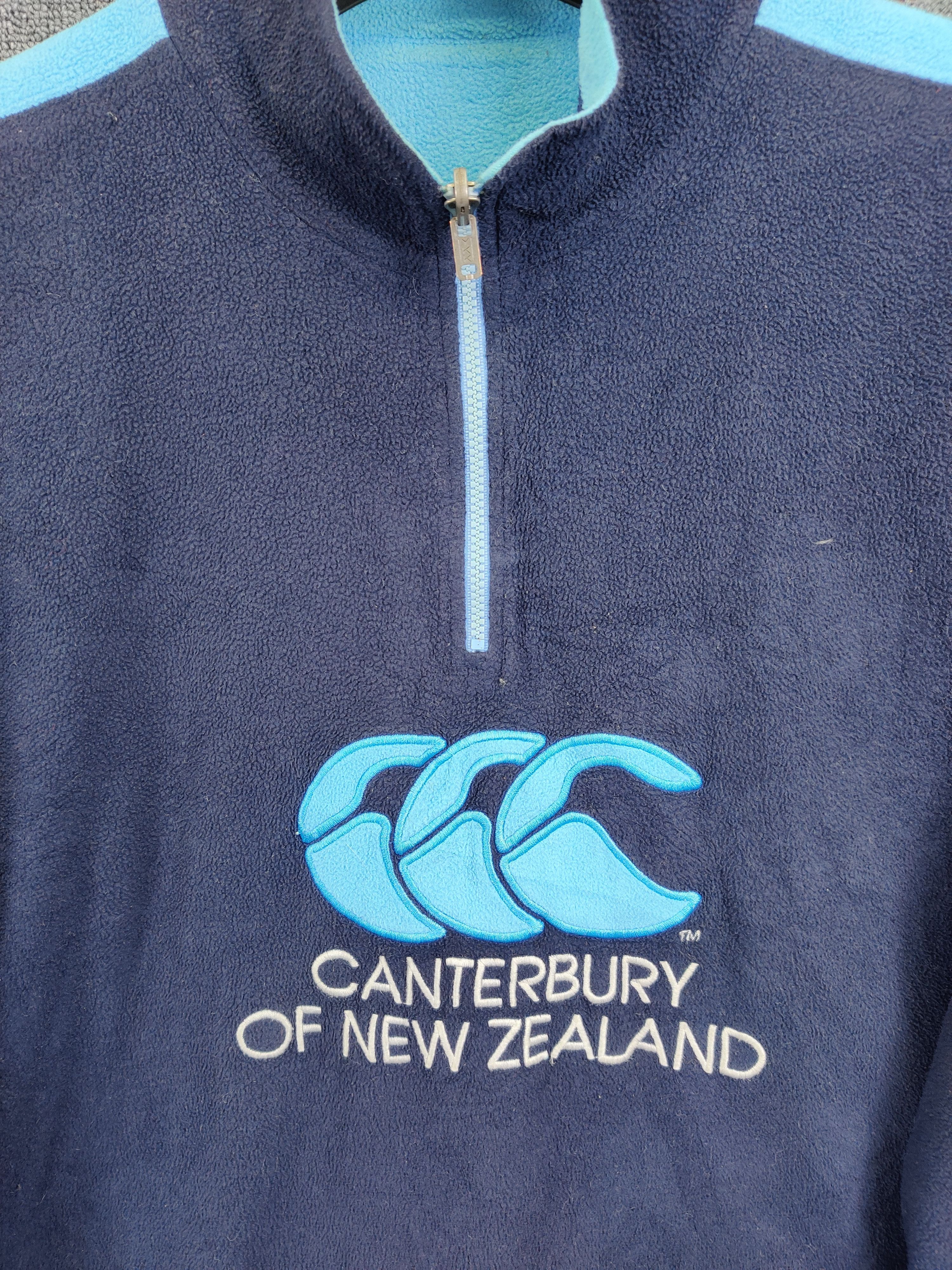Canterbury of New Zealand 90s Canterbury Of New Zealand Fleece Quarter Pullover Size US L / EU 52-54 / 3 - 2 Thumbnail