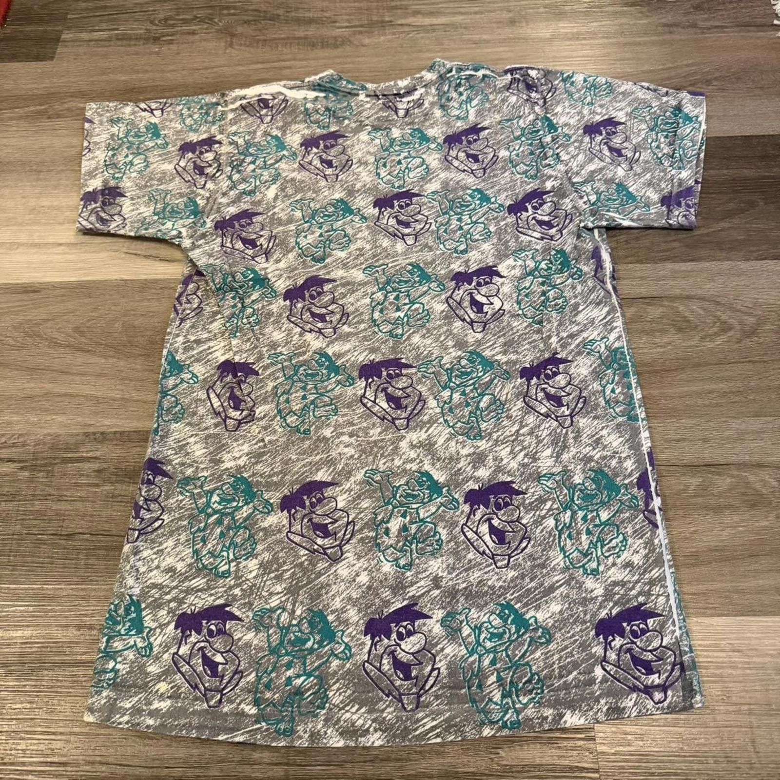 Other Vintage the flintstones Fred flintstone AOP t shirt 90s M Size US M / EU 48-50 / 2 - 4 Thumbnail
