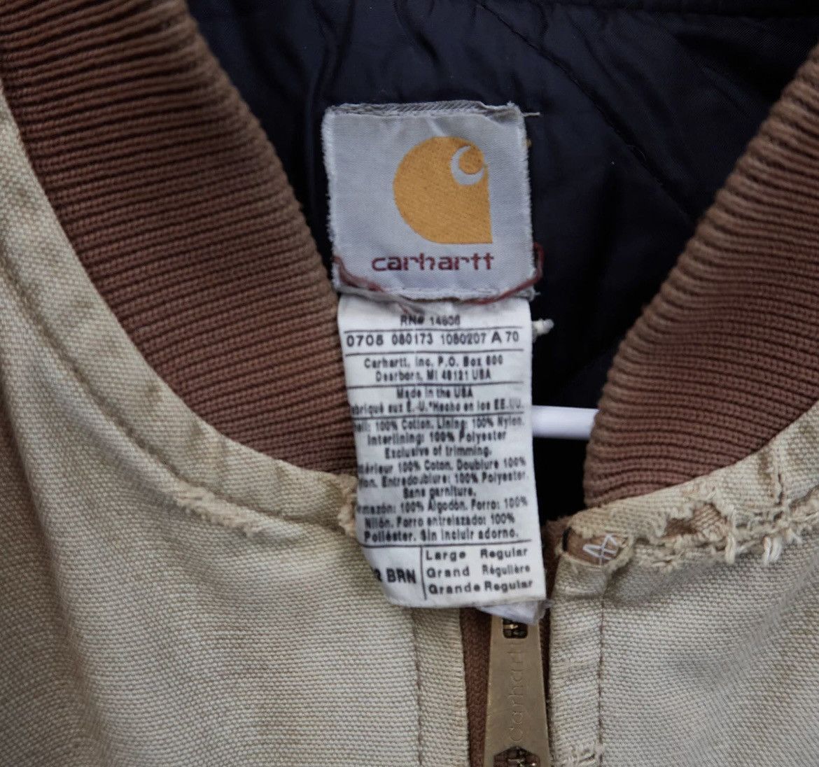 Carhartt × Vintage Vintage Made In USA Carhartt Canvas Vest Size US L / EU 52-54 / 3 - 5 Thumbnail
