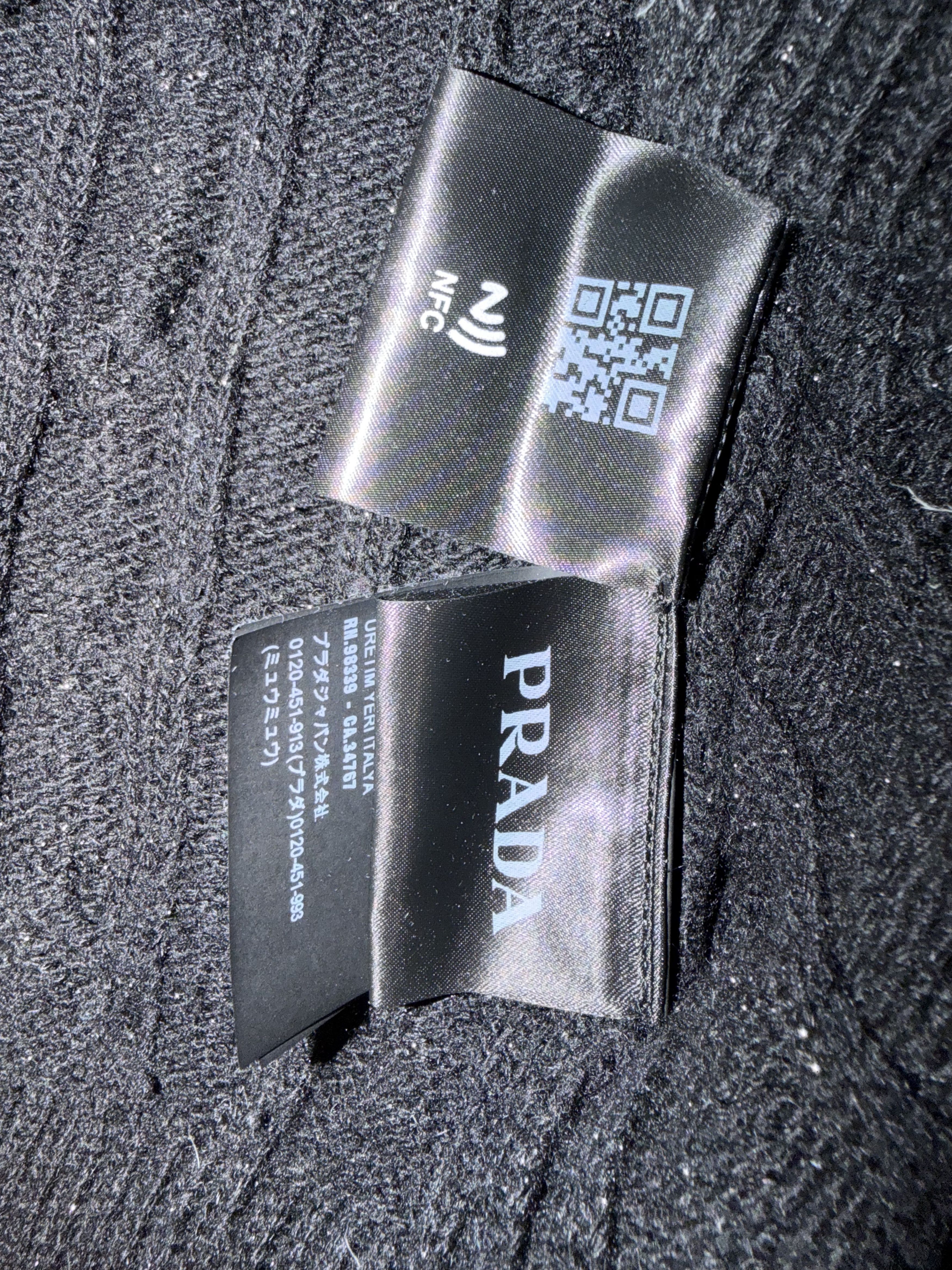 Prada Prada Metallic Cable-Knit Wool and Cashmere Sweater Size US M / EU 48-50 / 2 - 4 Thumbnail