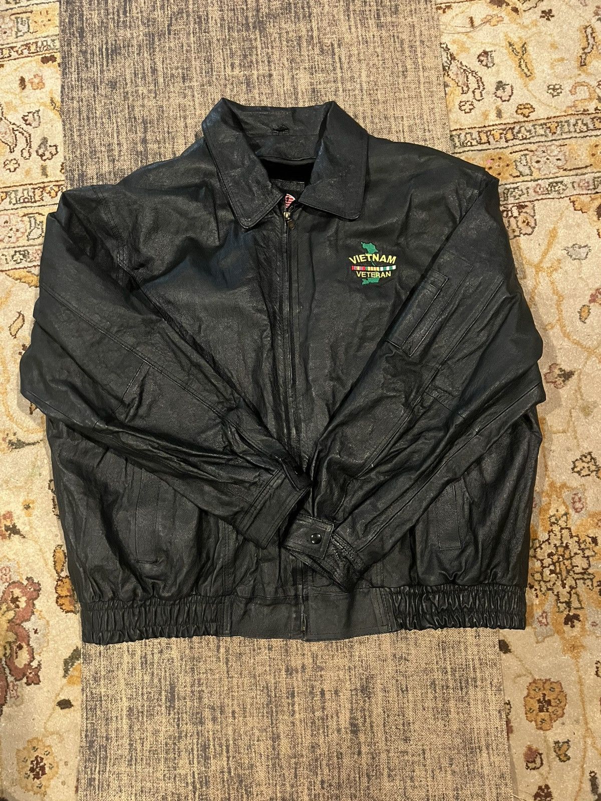Other “Vietnam Veteran” Leather jacket Size US XL / EU 56 / 4 - 1 Thumbnail