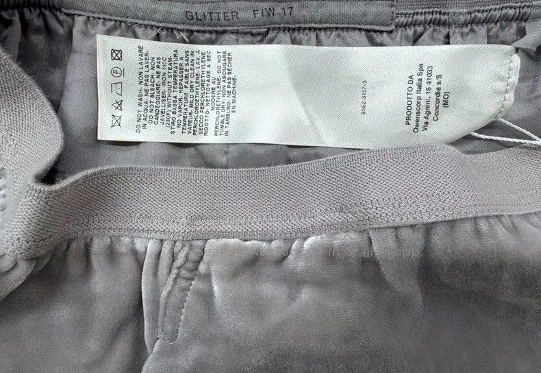 Rick Owens Rick Owens Grey Velvet Skirt Size 39" - 5 Thumbnail