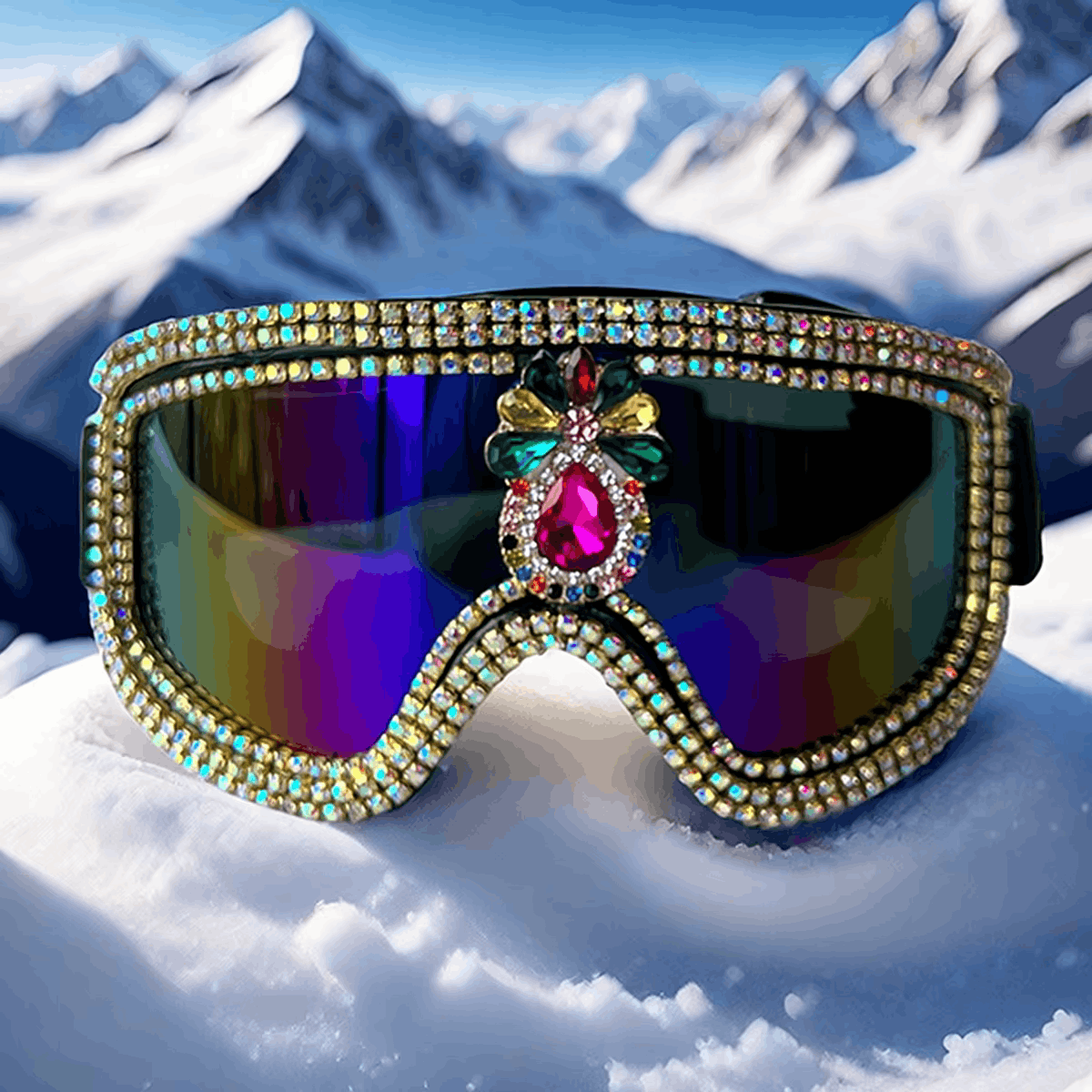 Vintage Vintage Ski Sunglasses Size ONE SIZE - 1 Thumbnail