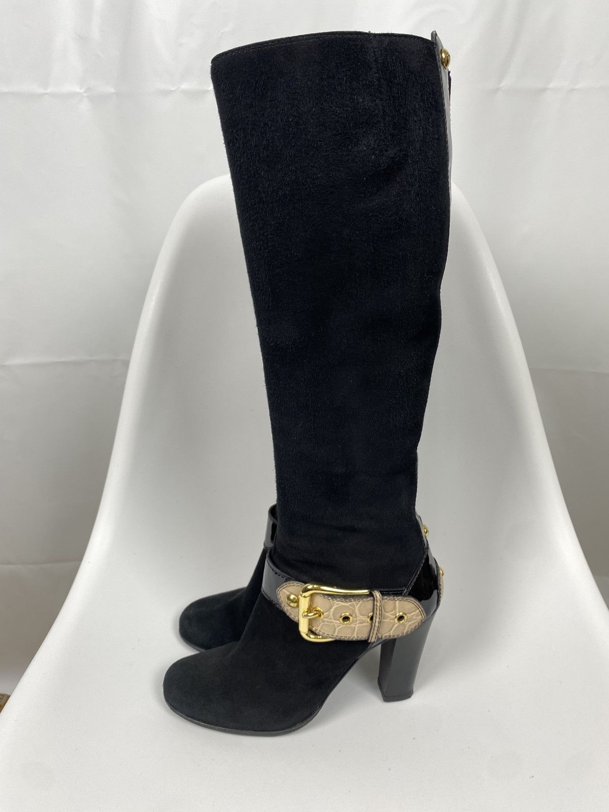 Giuseppe Zanotti Giuseppe Zanotti Suede Heel Boots size 36 Size US 6 / IT 36 - 3 Thumbnail