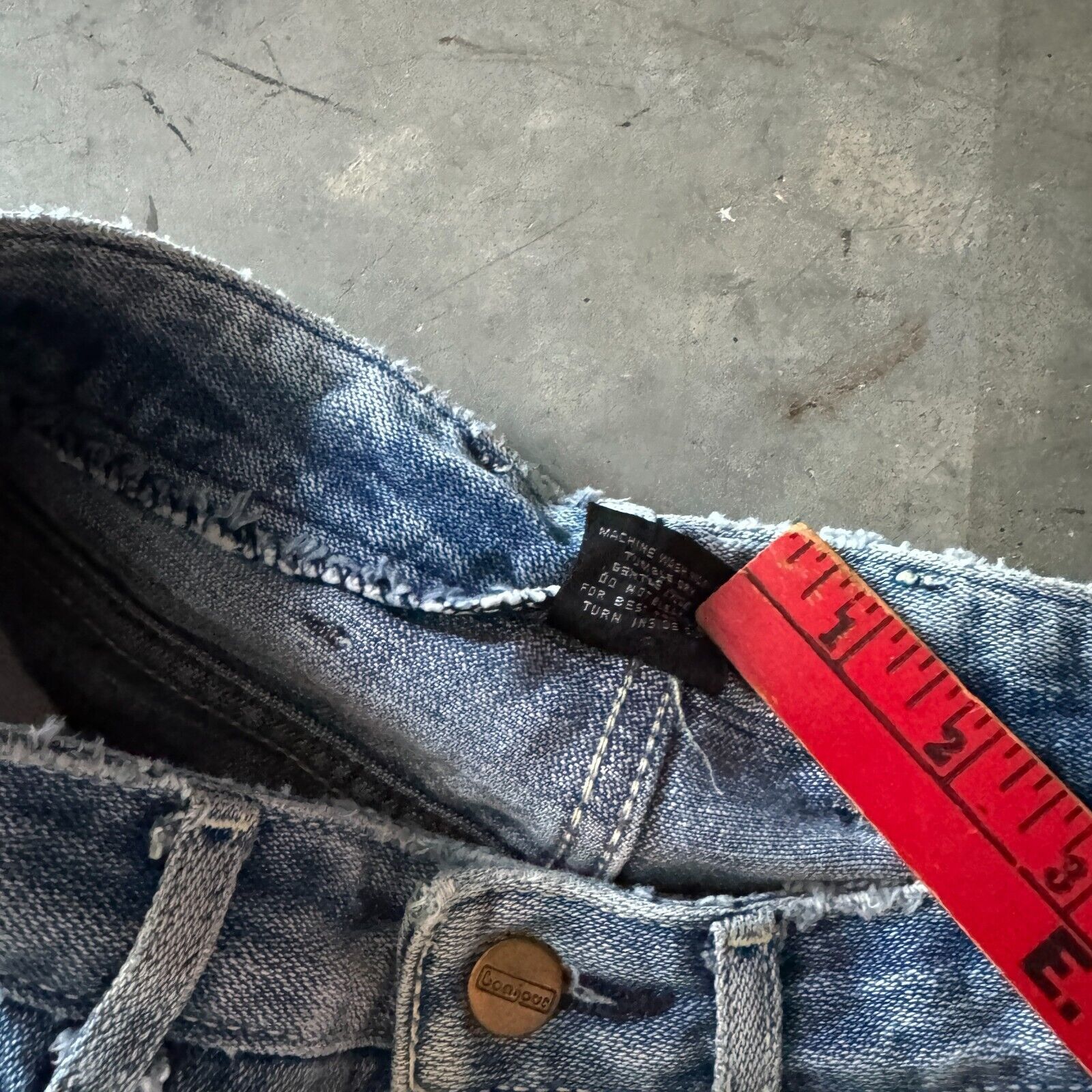 Vintage Vintage 70s Bon Jour Hi-Waist Mom Baggy Denim Jeans 26x25 Size 26" / US 2 / IT 38 - 6 Thumbnail