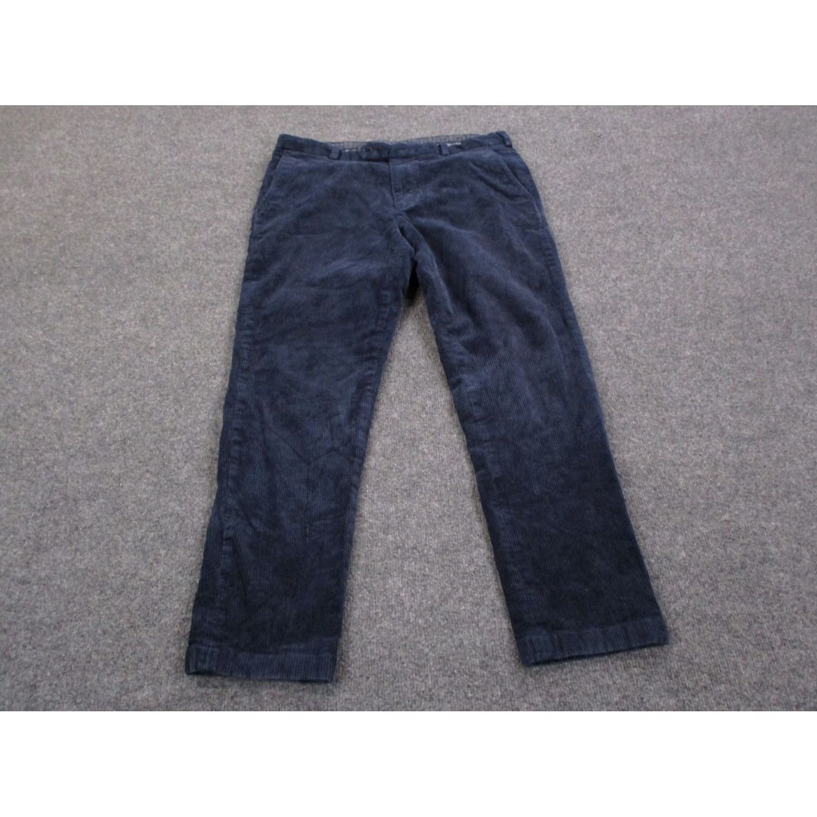 Brooks Brothers Brooks Brothers Pants Men 36 X 32 Blue Chino Corduroy Straight Stretch Navy Size US 36 / EU 52 - 2 Thumbnail