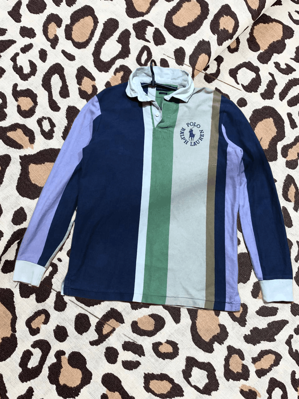 Polo Ralph Lauren Polo Ralph Lauren Exclusive Cropped Long Sleeve Polo Stripe Size US M / EU 48-50 / 2 - 1 Thumbnail