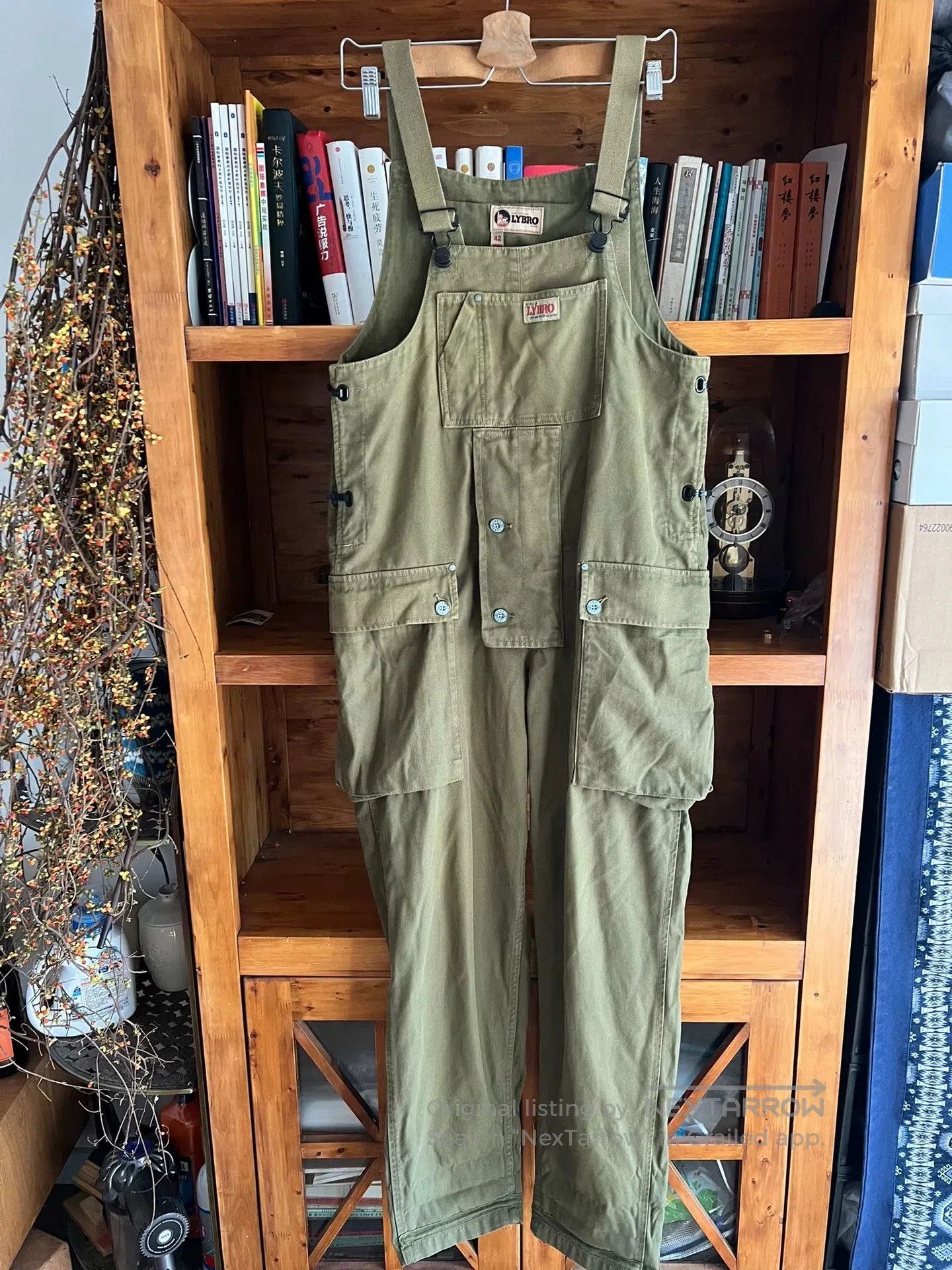 Nigel Cabourn stylish canvas overalls with intricate detailing. Size US 42 / EU 58 - 1 Thumbnail