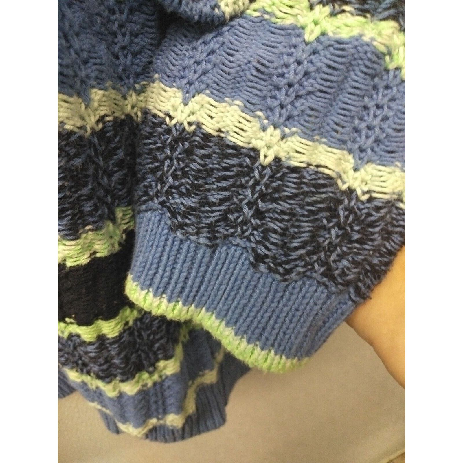 Other Talbots blue and green striped sweater Size XL 100 Cotton Size XL / US 12-14 / IT 48-50 - 3 Thumbnail