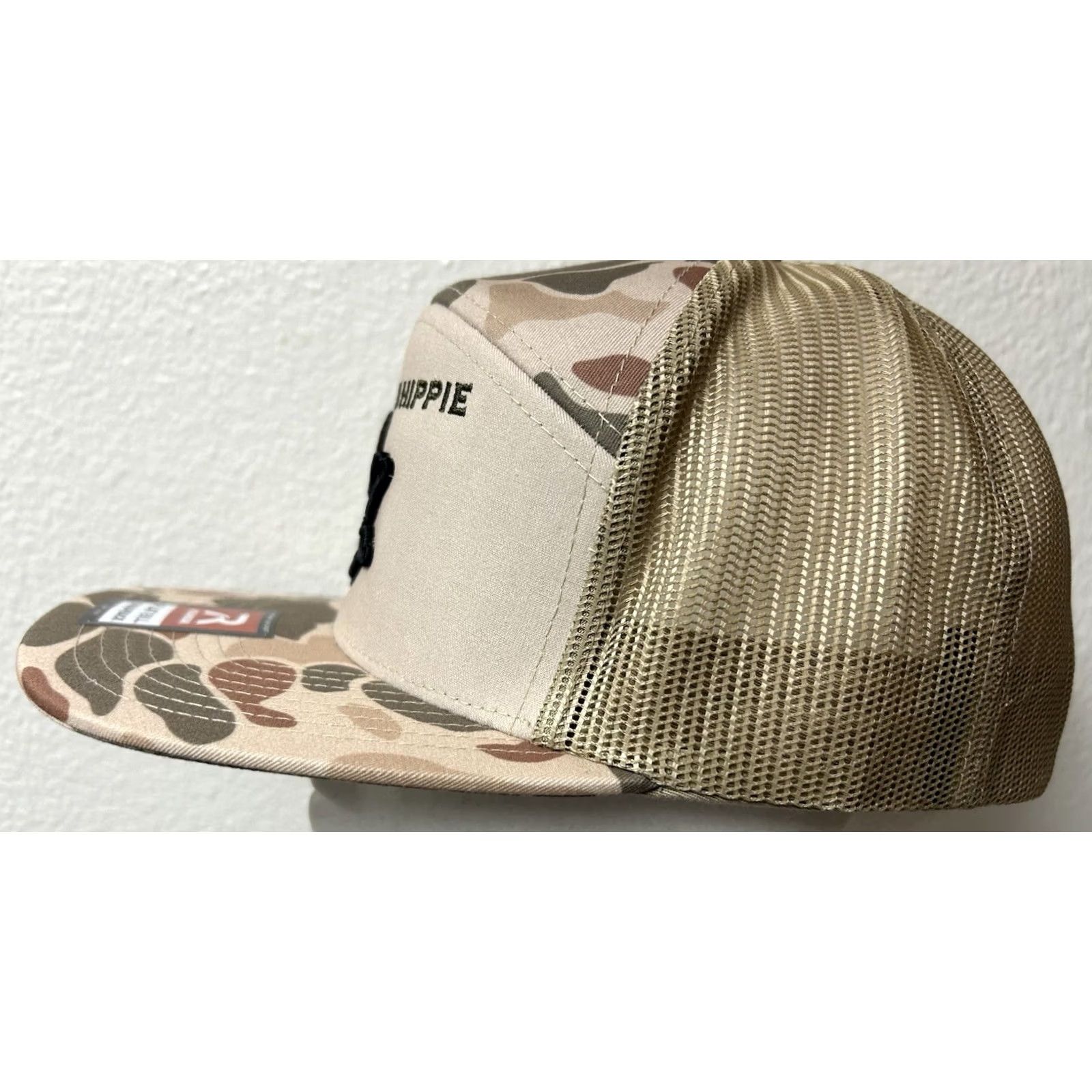 Vintage VINTAGE NWT Western Hippie Lost Duck Brackish 7 Panel Flat Bill Snapback Hat Camo Size ONE SIZE - 4 Thumbnail