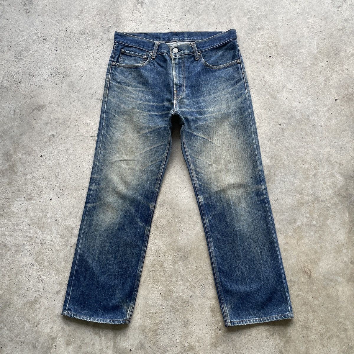 Vintage Vintage Levi’s 502 Rusty Jeans Denim Pants Faded W34 Size US 34 / EU 50 - 1 Thumbnail