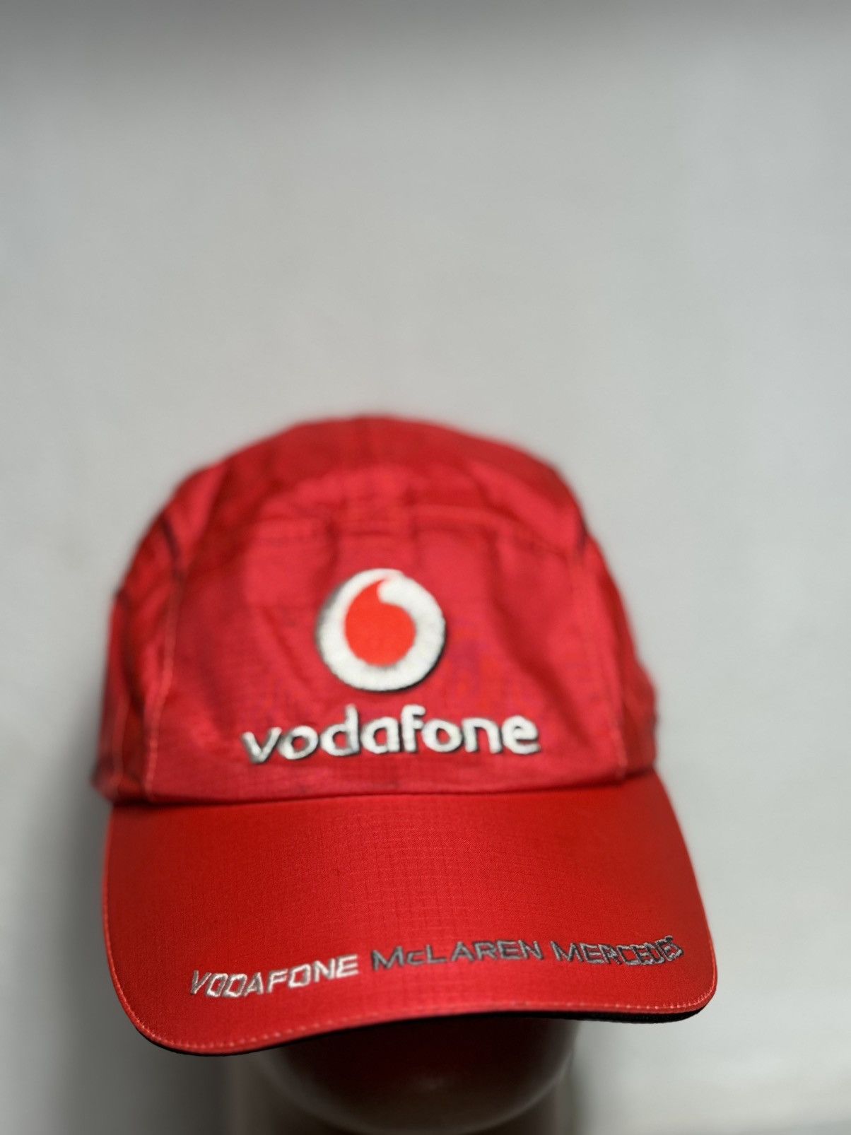 Malcolm McLaren Vodafone McLaren Mercedes Nylon Racing Cap Size ONE SIZE - 2 Thumbnail