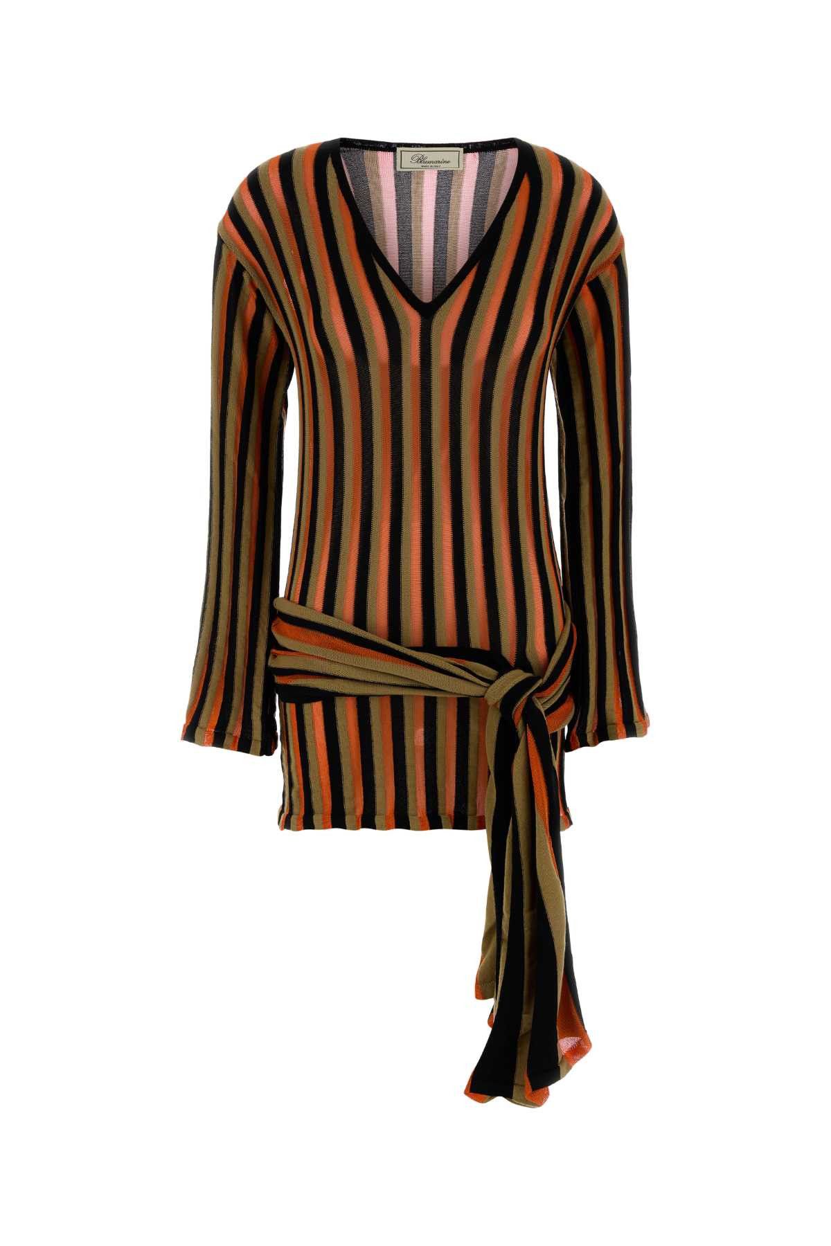 Blumarine Embroidered Knit Mini Dress Size S / US 4 / IT 40 - 1 Thumbnail