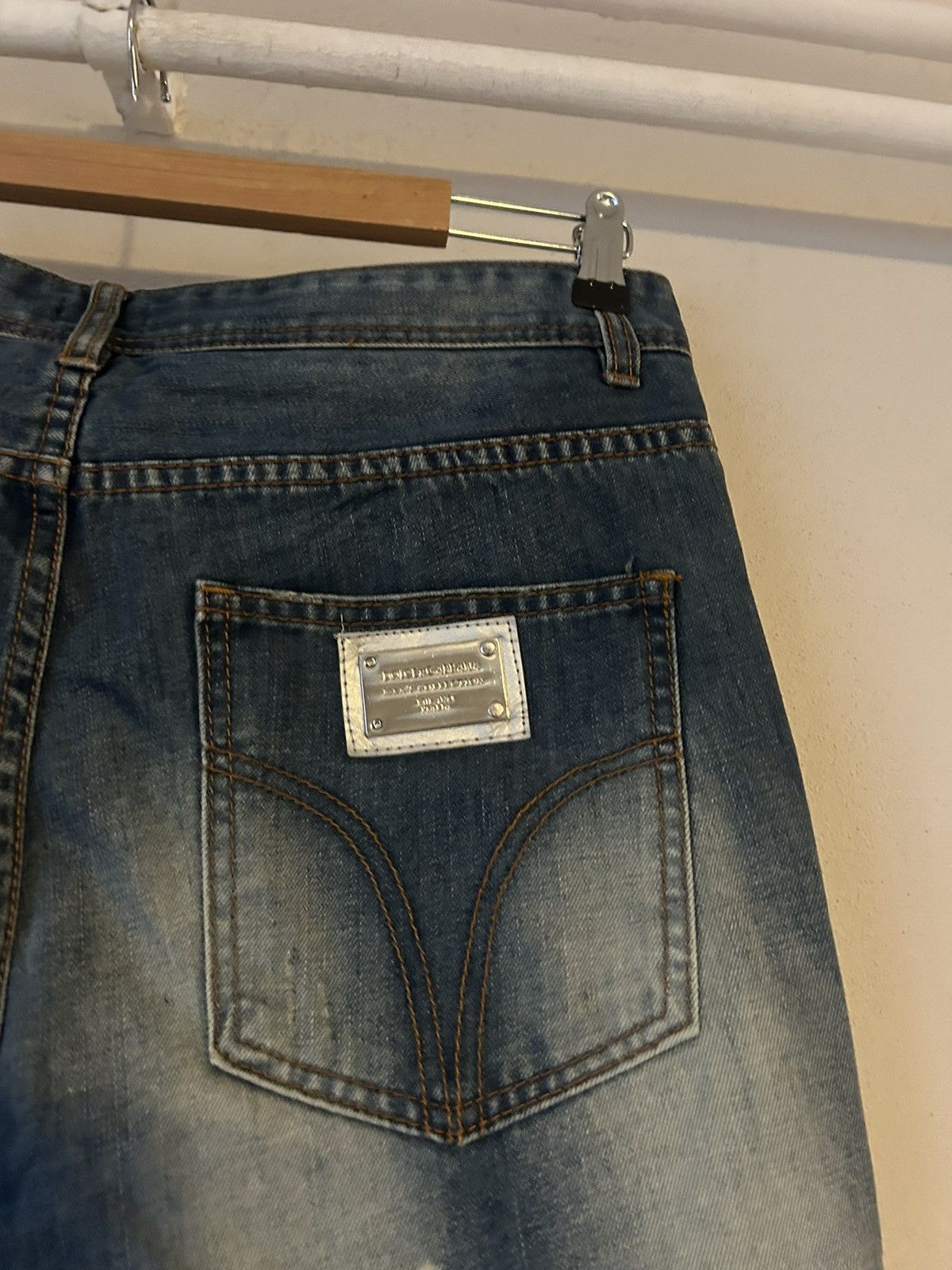 Dolce & Gabbana D&G Men’s Distressed Denim Jeans, Size 36 Size US 36 / EU 52 - 9 Thumbnail