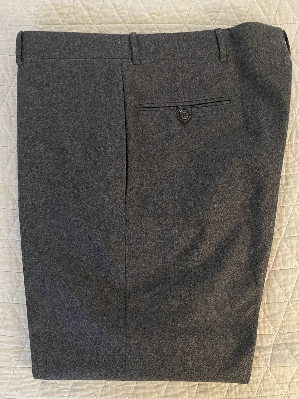 Polo Ralph Lauren × Vintage Flat Front Wool Flannel 'Preston' Trouser Size US 40 / EU 56 - 1 Thumbnail