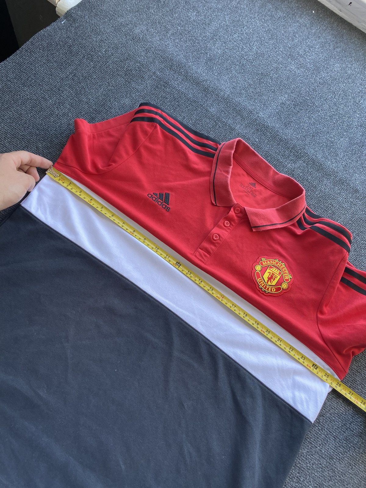 Adidas 🔥Adidas Manchester United polos mens xxl Size US XXL / EU 58 / 5 - 6 Thumbnail
