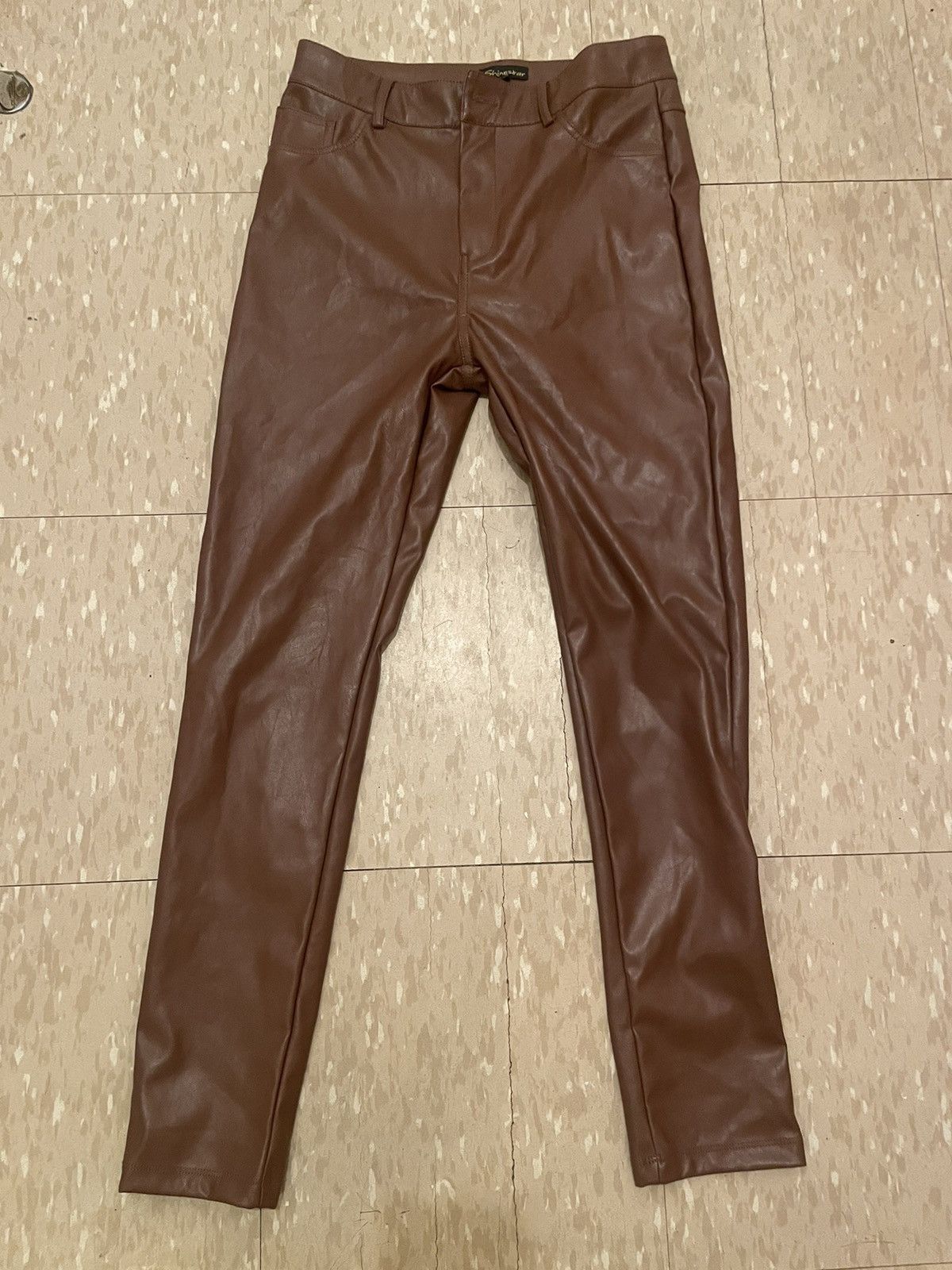 Other Shine star leather pants size medium Size 24" / US 00 / IT 34 - 1 Thumbnail