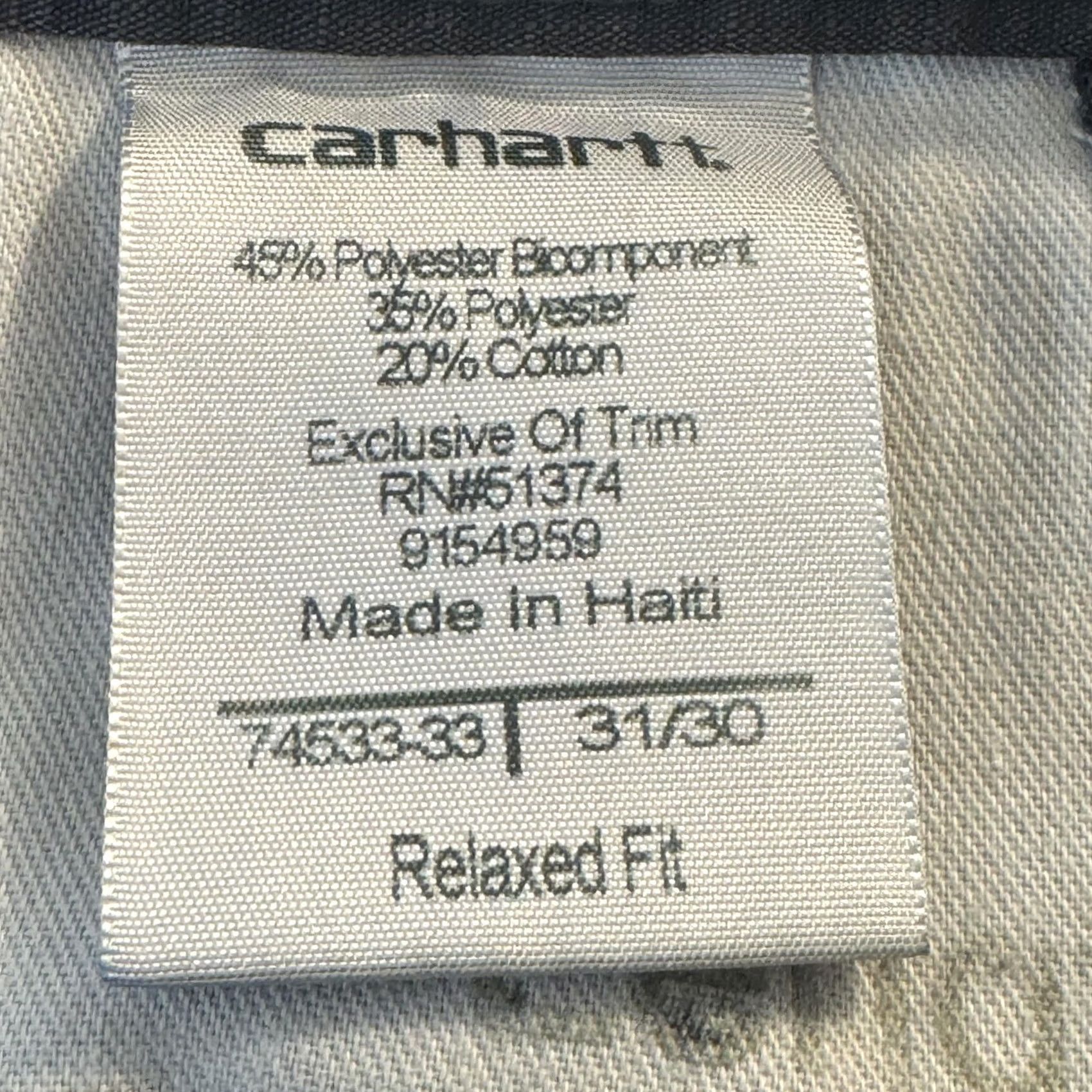 Carhartt Carhartt Pants Mens 31x29 Gray Relaxed Fit Ripstop Workwear Outdoor Pants Mens Regular Gray Ripstop Workwear 74533-39 Size US 31 - 6 Thumbnail