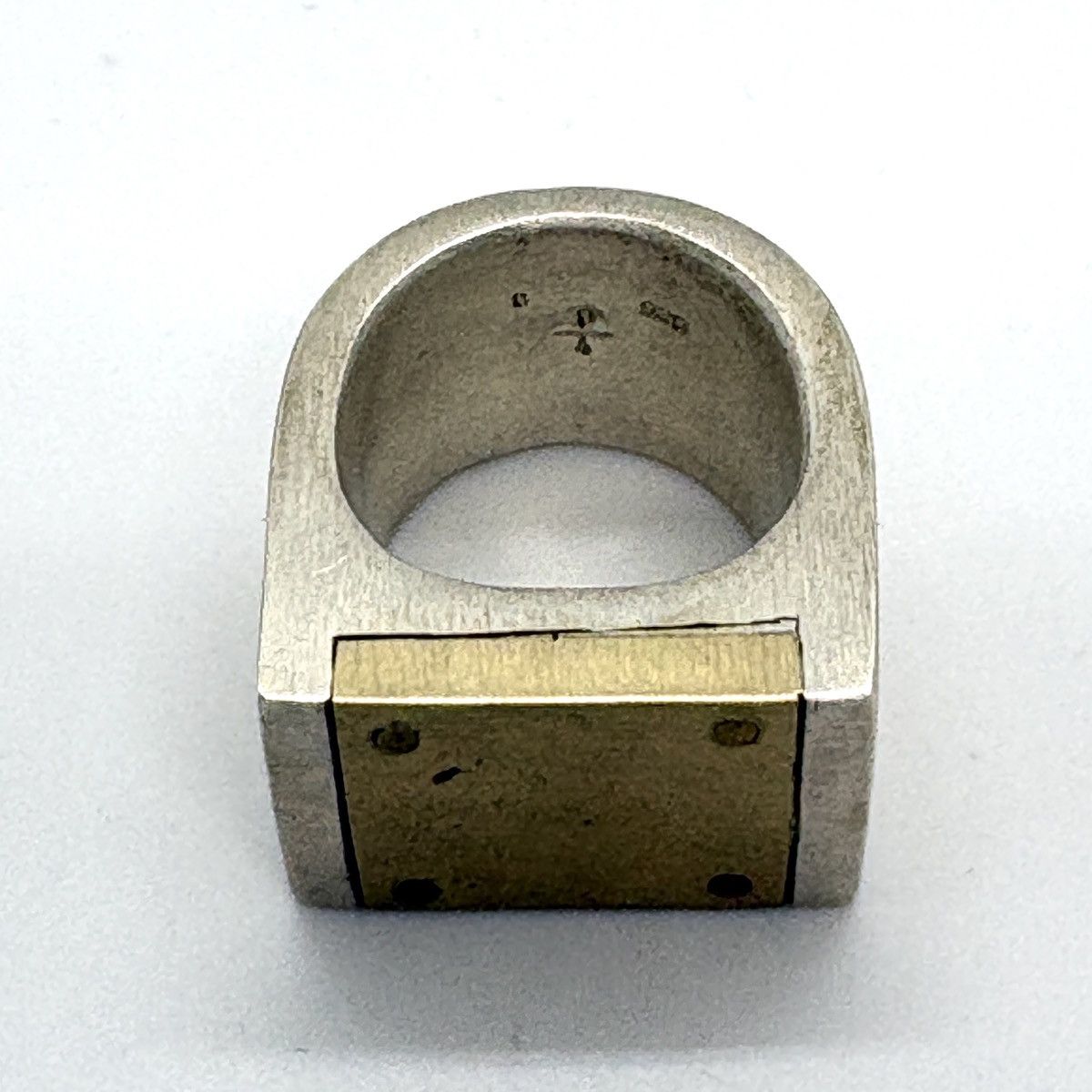Parts Of Four Plate Ring Single Silver Size ONE SIZE - 2 Thumbnail