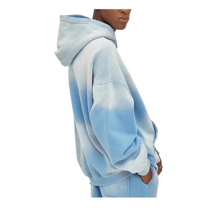Japanese Brand Blue Washed Hoodie Size US L / EU 52-54 / 3 - 3 Thumbnail