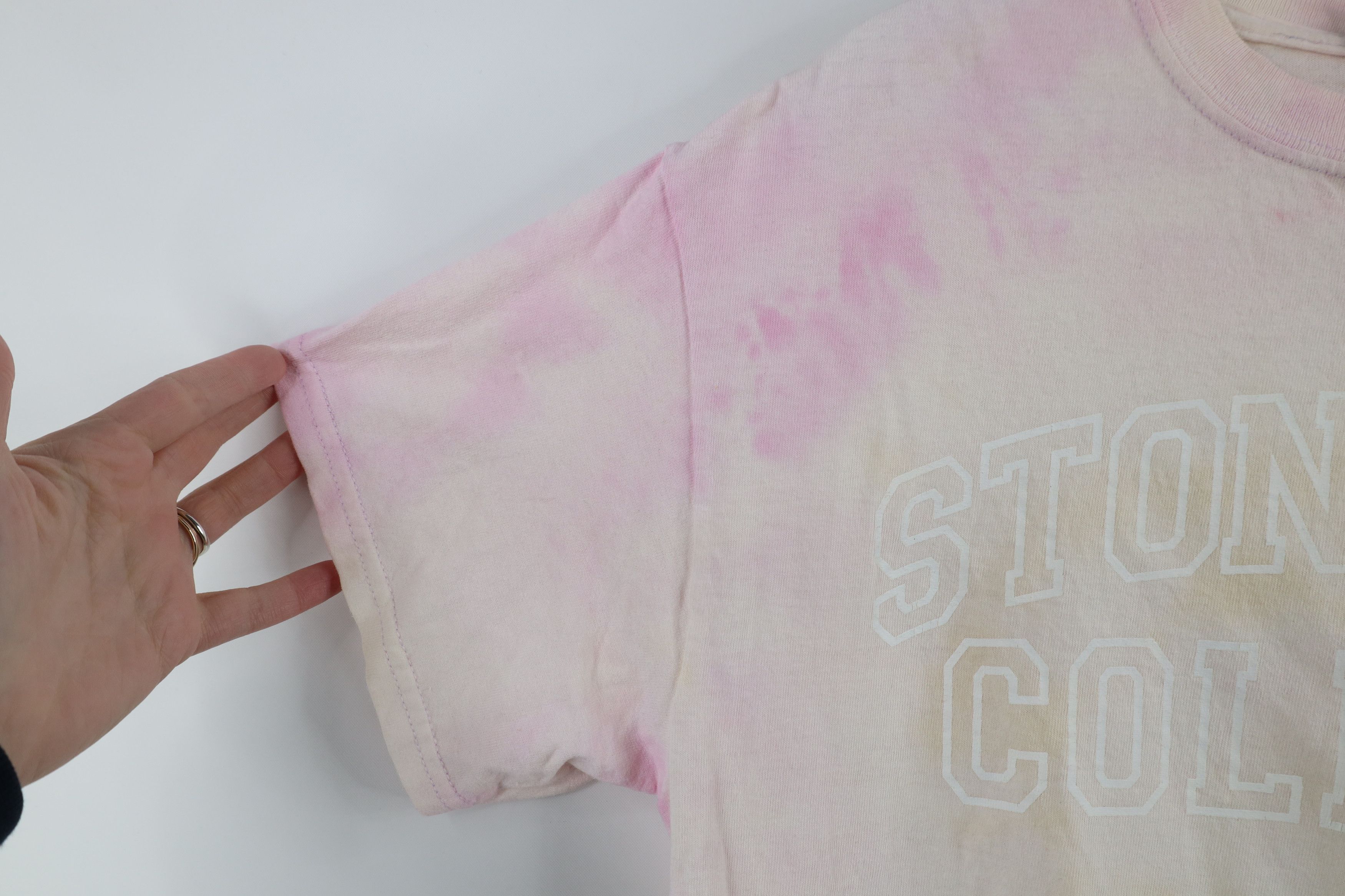 Vintage Vintage Acid Wash Stonehill College Short Sleeve T-Shirt Size US M / EU 48-50 / 2 - 5 Thumbnail