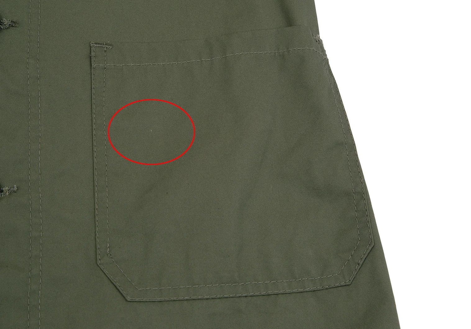 Junya Watanabe Olive Work Jacket with French Fabric, Size S Size US S / EU 44-46 / 1 - 11 Thumbnail