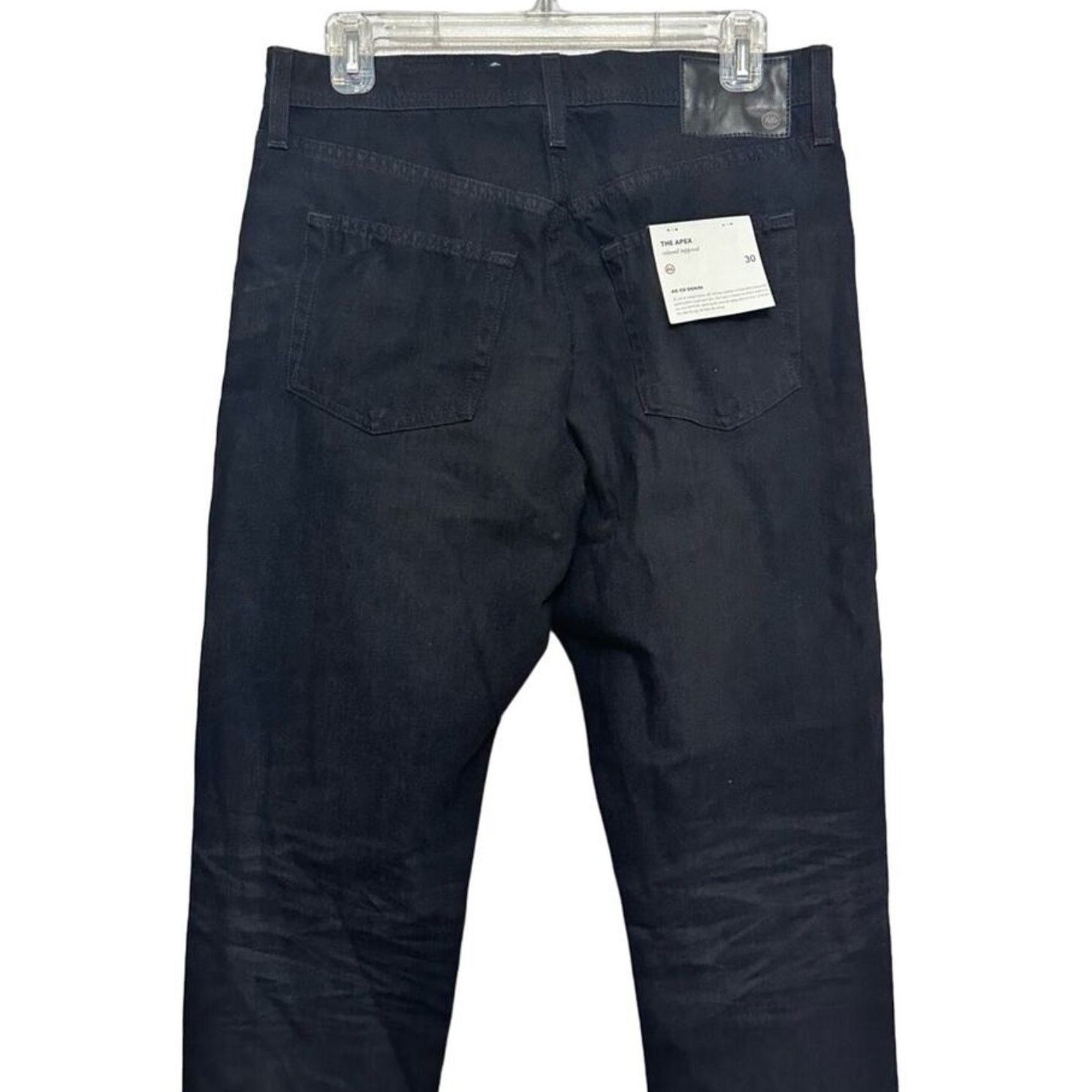 AG Jeans AG Adriano Goldschmied Tapered Jeans Relaxed Fit Black 30 Size 30" / US 8 / IT 44 - 5 Thumbnail