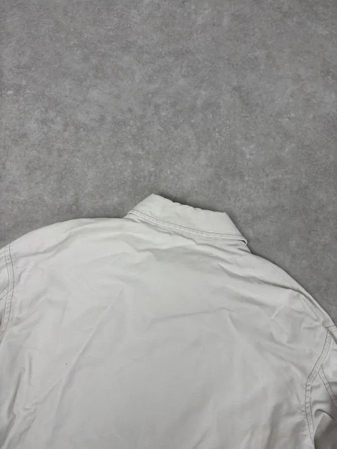 Acne Studios Acne Studios White Creamy Worker Buttoned Jacket Size US M / EU 48-50 / 2 - 7 Thumbnail