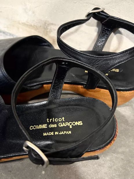 Tricot Comme des Garcons tricot COMME des GARÇONS 1990s Wooden Panel Leather Shoes Size US 6.5 / IT 36.5 - 8 Thumbnail