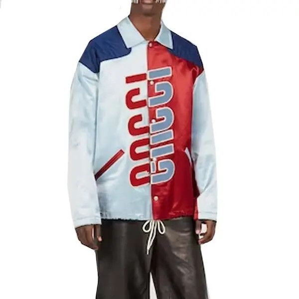Gucci oc11z1025 Logo Patch Shirt Jacket in Multicolor Size US M / EU 48-50 / 2 - 2 Thumbnail