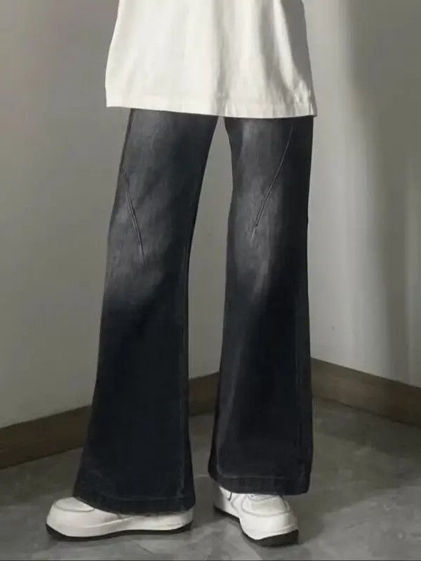Japanese Brand × Jean Retro straight high street micro flared jeans Size US 32 / EU 48 - 3 Thumbnail
