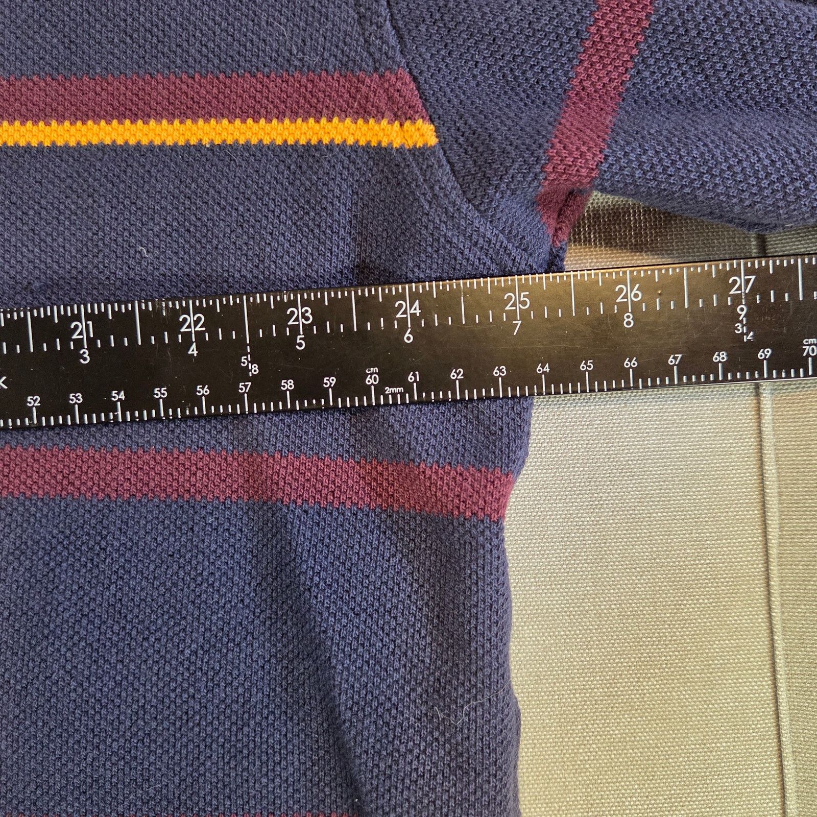 Tommy Hilfiger Tommy Hilfiger XXL Striped Sweater Navy Red Yellow Size US XXL / EU 58 / 5 - 7 Thumbnail