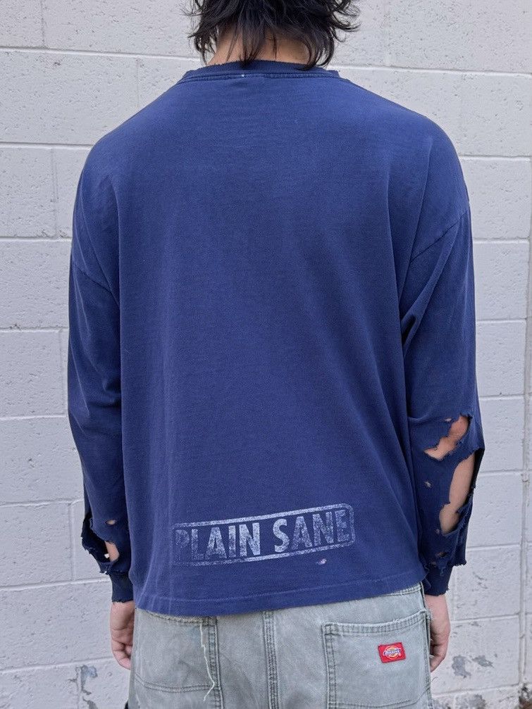 Other VTG 90’s Plain Sane LS Distressed Faded Graphic Skater Shirt Size US L / EU 52-54 / 3 - 2 Thumbnail