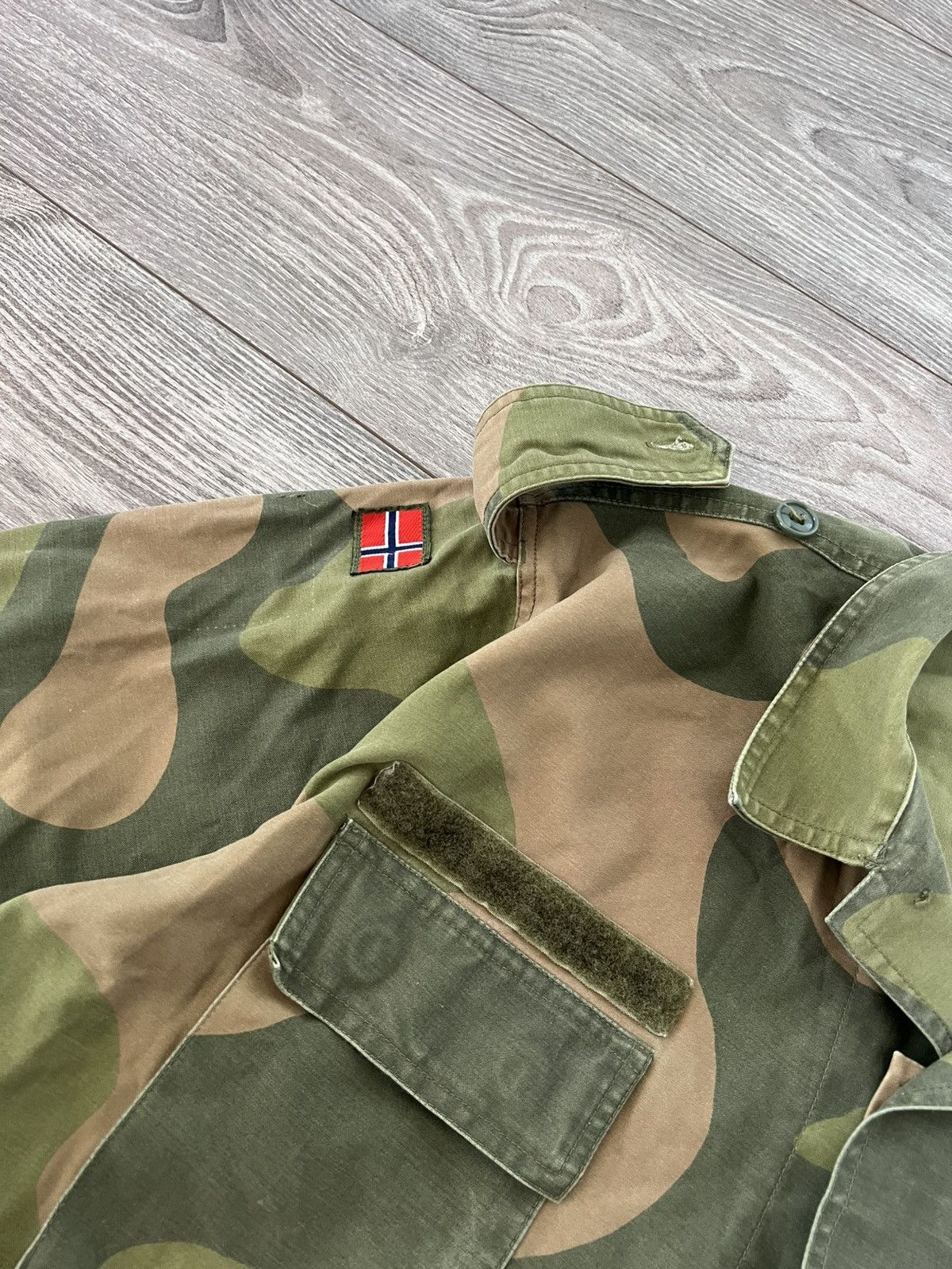 Vintage VINTAGE ‼️ Norwegian Camo NATO Army Tactical Jacket Size US M / EU 48-50 / 2 - 19 Thumbnail