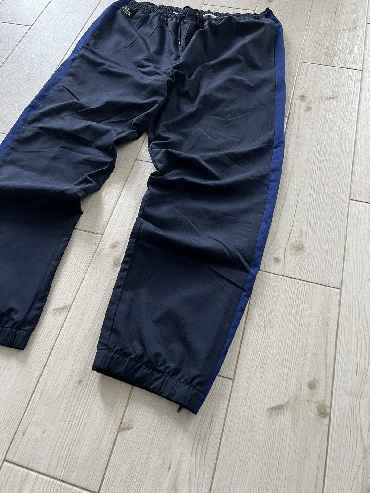 Lacoste Vintage Lacoste Nylon Y2K Logo Pants XXL Blue Size US 38 / EU 54 - 3 Thumbnail