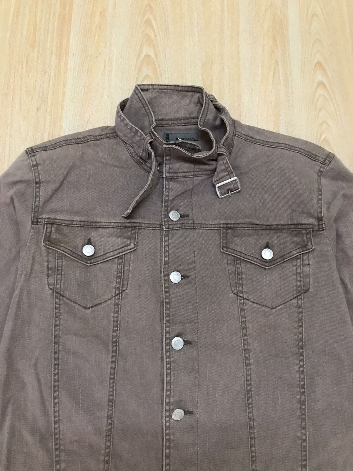 Japanese Brand Vintage Japan Mistic Light Denim Button Jacket Size US L / EU 52-54 / 3 - 4 Thumbnail