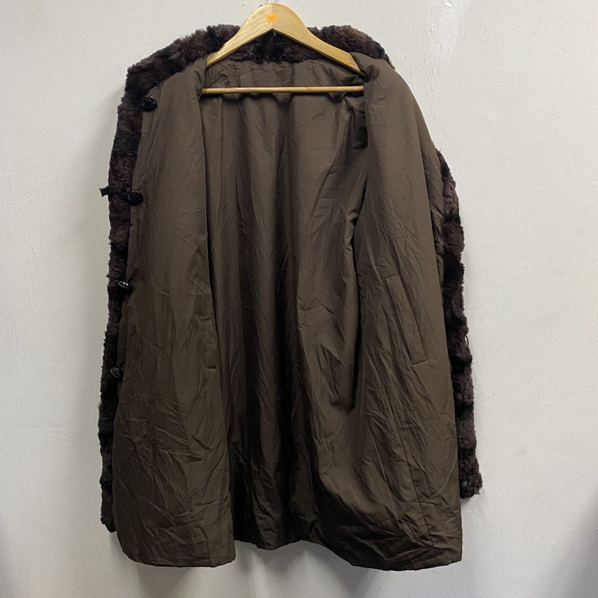 Balmain Balmain Paris brown reversible Faux Fur trimmed Coat Size US L / EU 52-54 / 3 - 5 Thumbnail