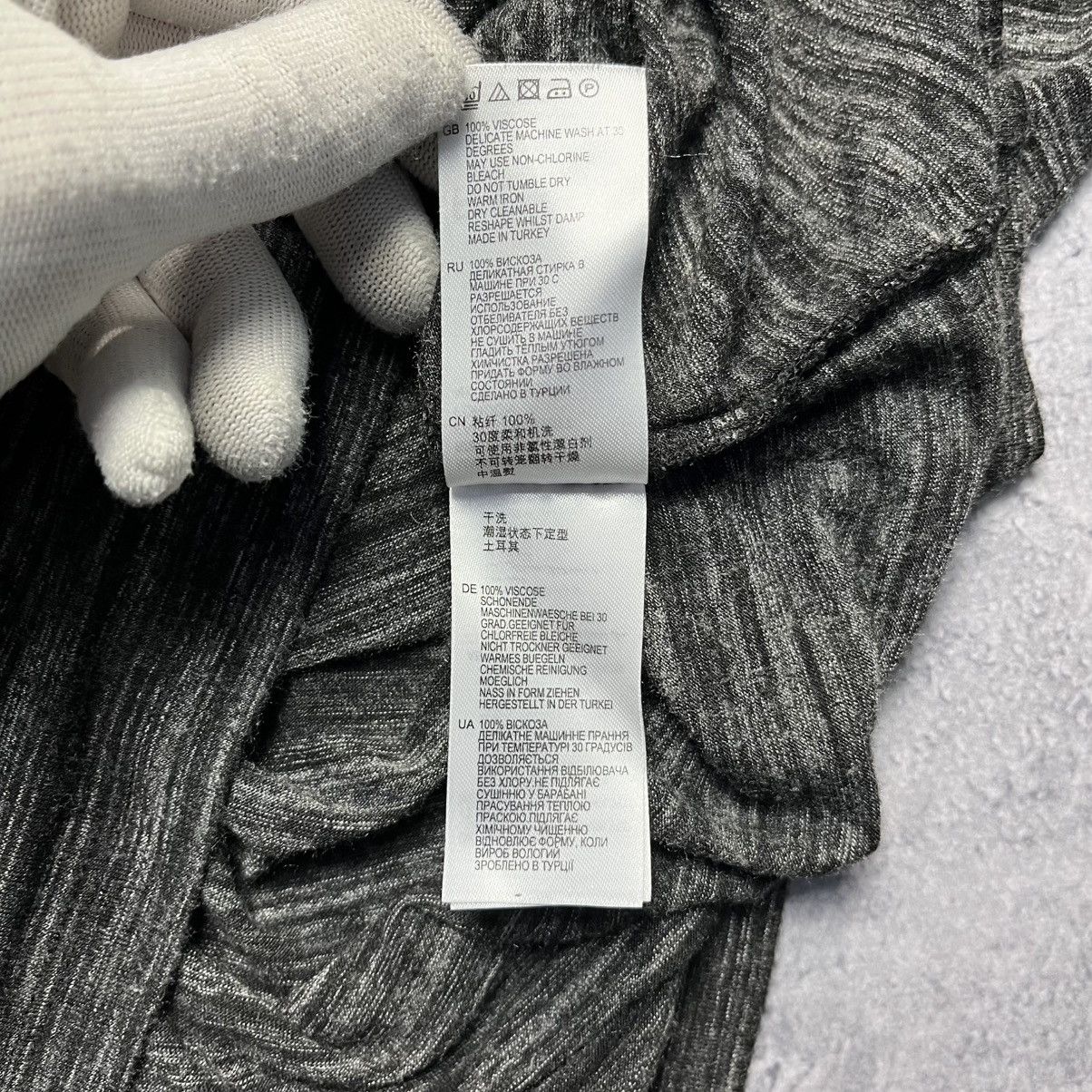 Designer × Reiss Reiss Basic Gray Slim Tee Streetwear Designer Size US S / EU 44-46 / 1 - 5 Thumbnail