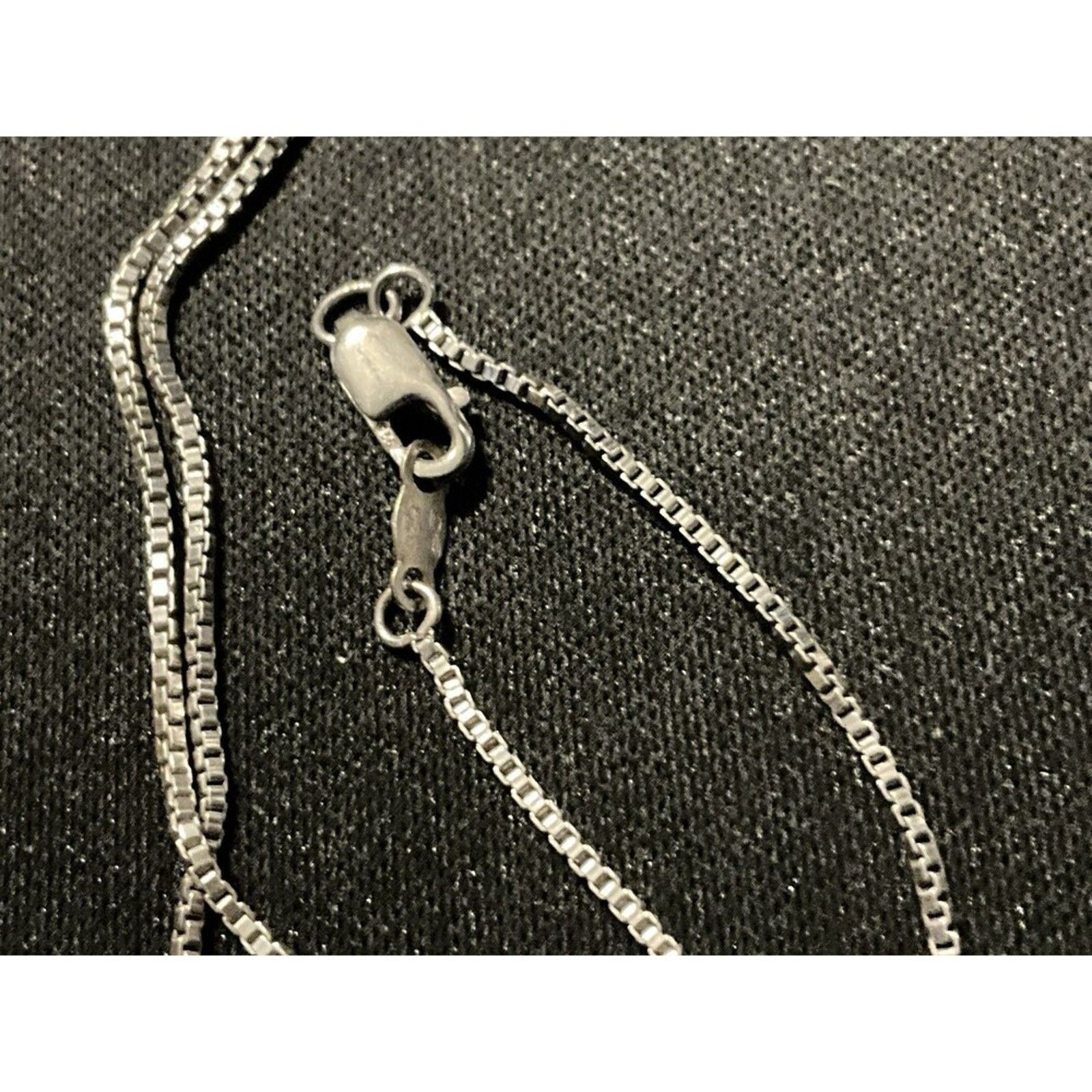 Other 925 18in Silver Box Chain Necklace Size ONE SIZE - 3 Thumbnail