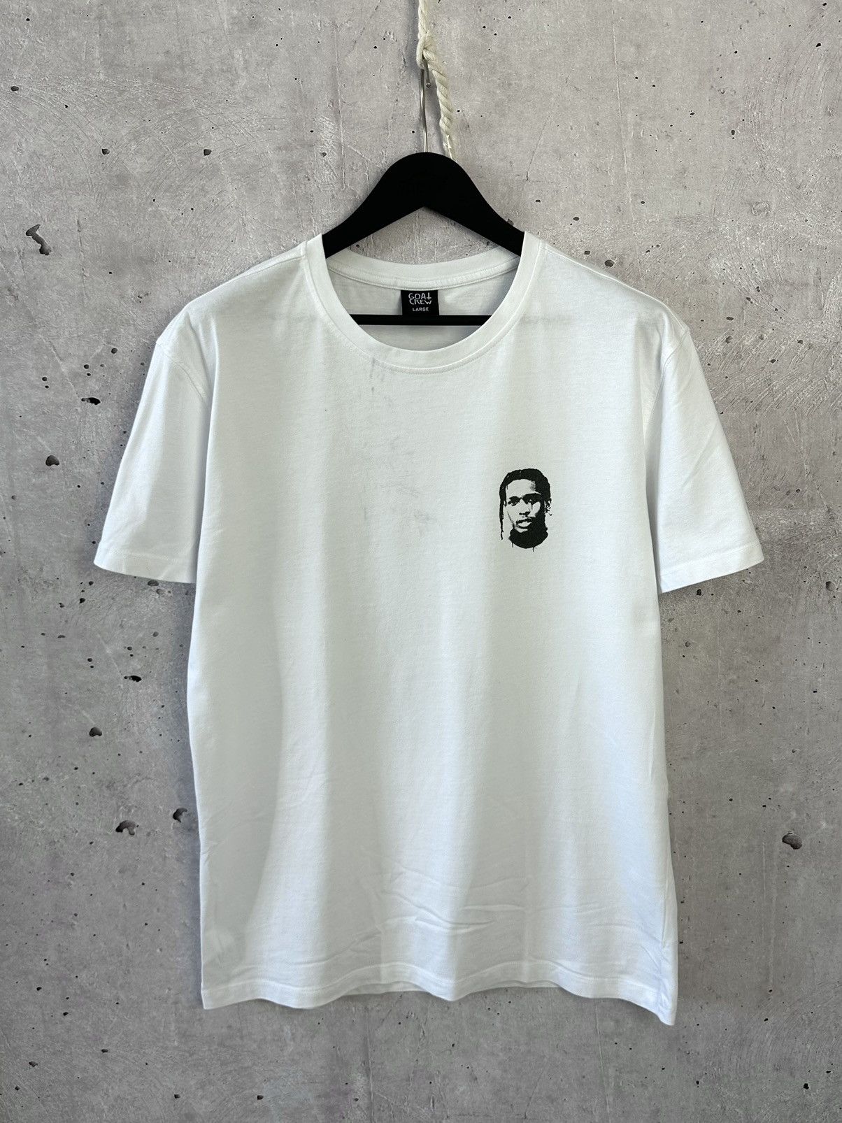 Other Goat Crew ASAP Rocky White Printed T-shirt Size US L / EU 52-54 / 3 - 2 Thumbnail