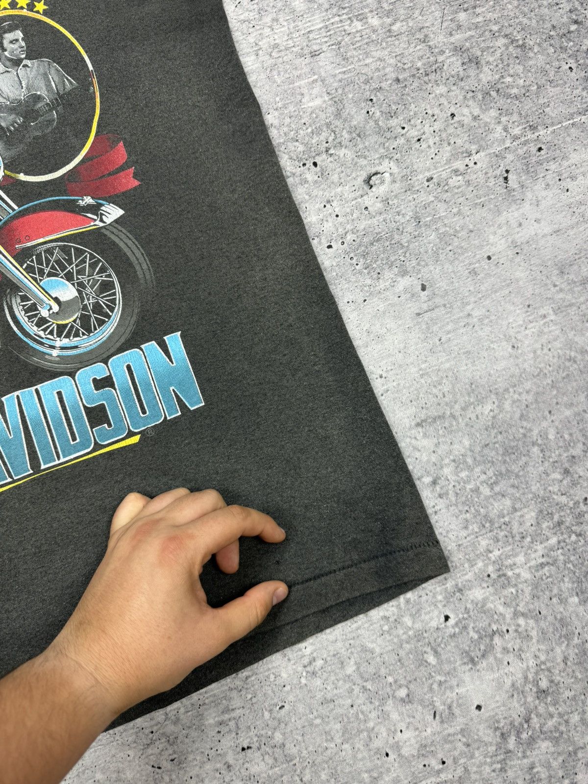 Band Tees × Harley Davidson × Vintage Vintage 80’s 1987 Harley-Davidson Elvis Presley T-Shirt Tee Size US L / EU 52-54 / 3 - 7 Thumbnail