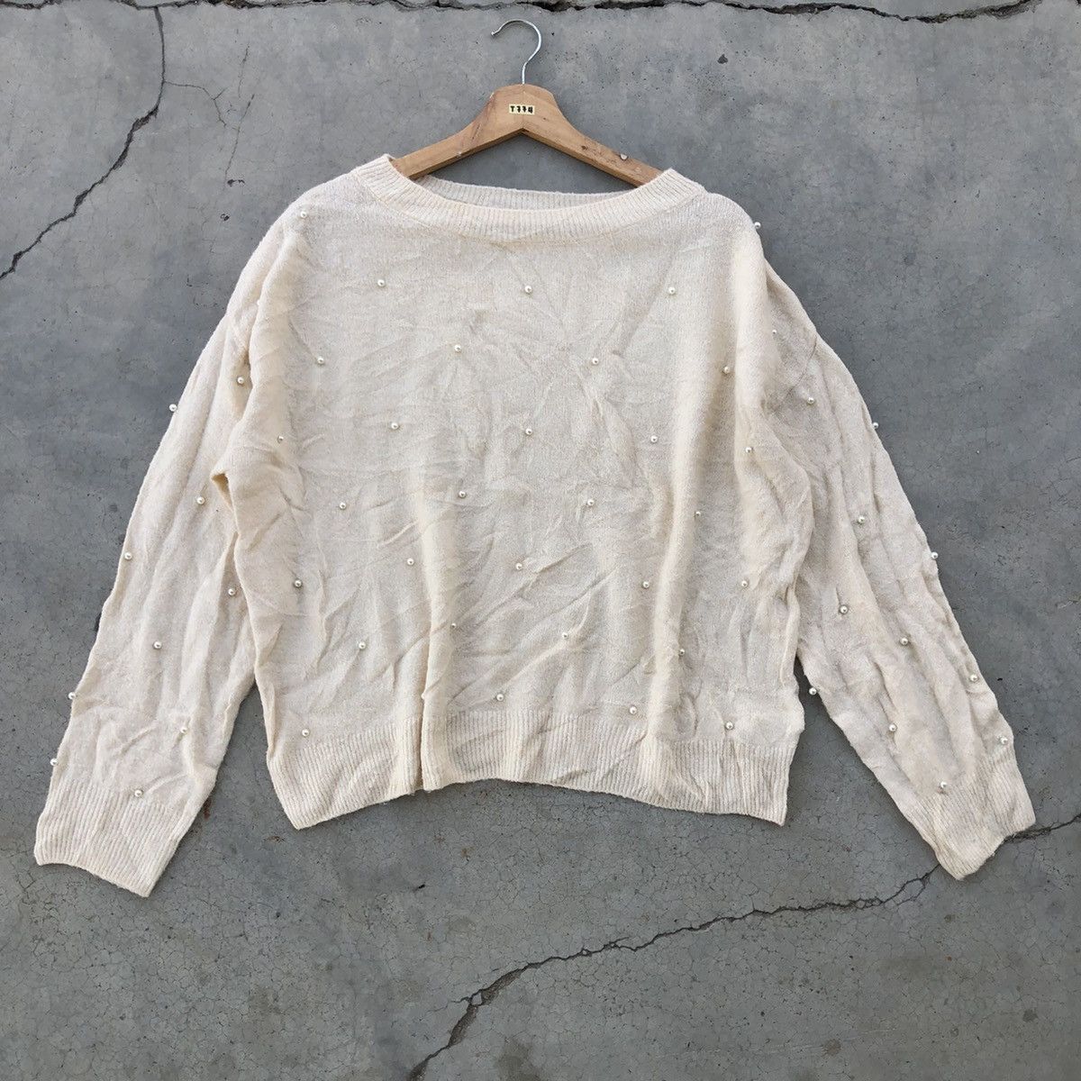 Homespun Knitwear × Vintage 🔴Vtg sweater Bima Knits Beaded Embellished Cocktail Party Size US XL / EU 56 / 4 - 2 Thumbnail